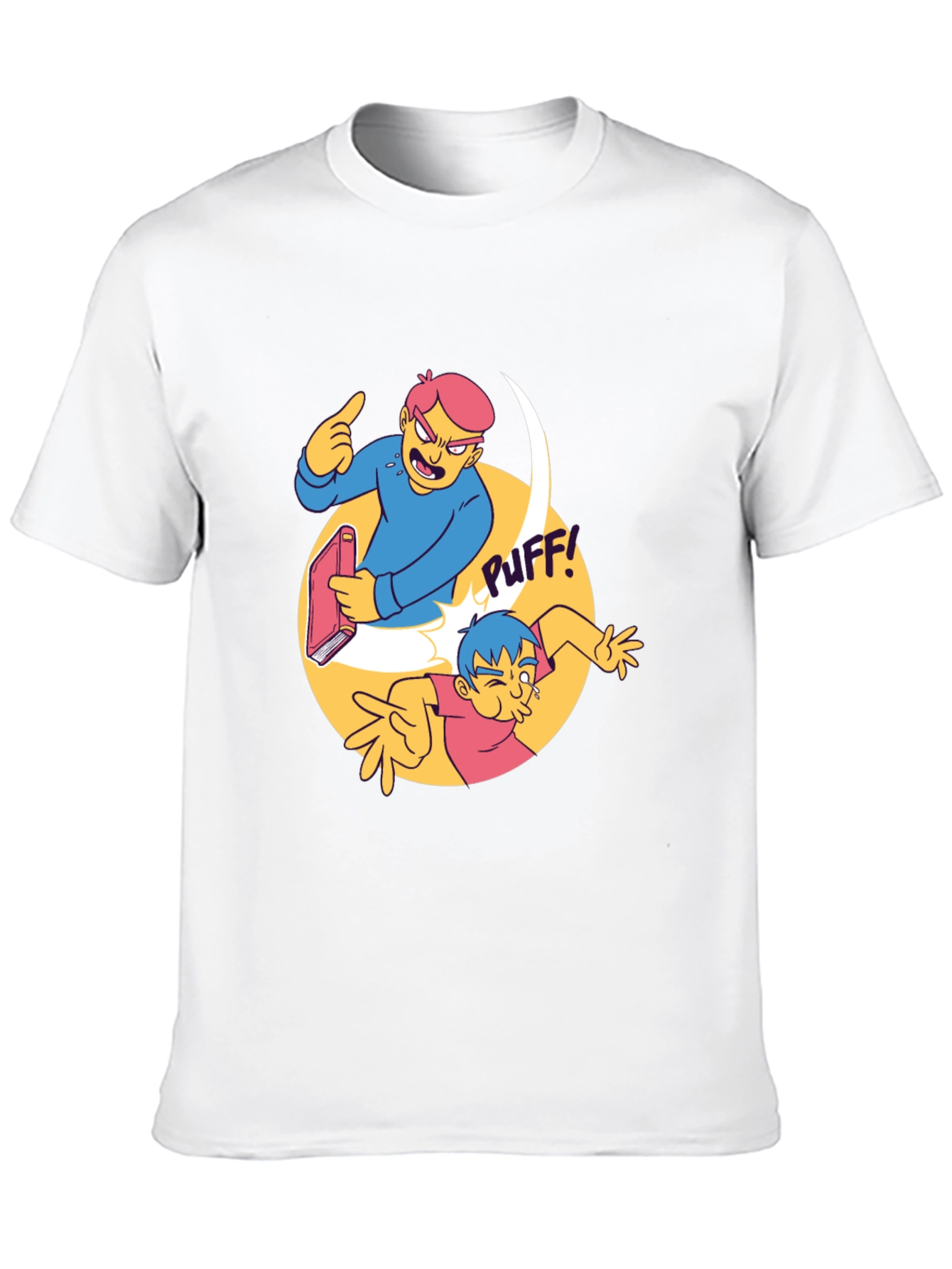 Black Cartoon Slapstick Graphic T-Shirt view 10