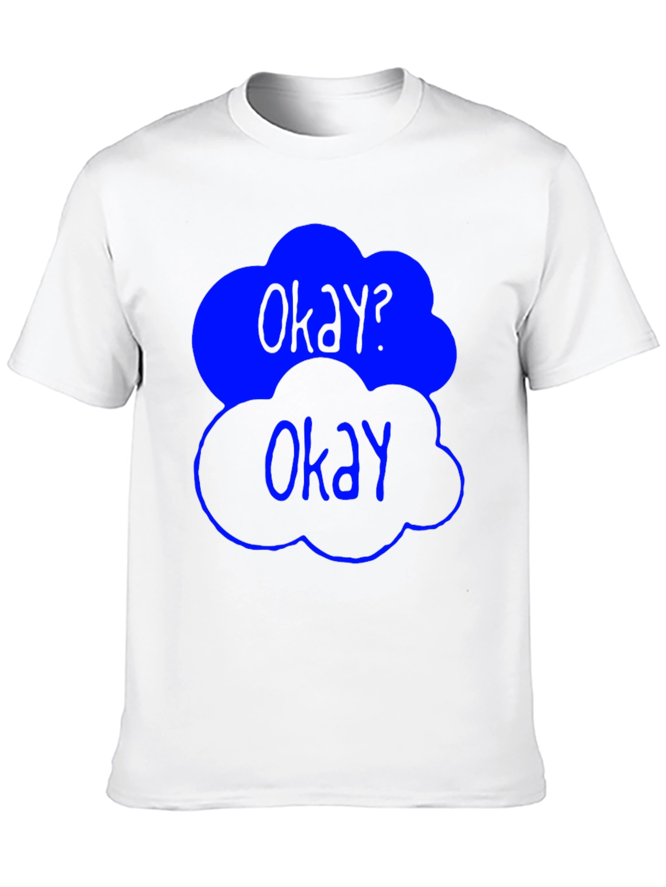 Black Okay? Okay Graphic Tee - Trendy Cloud Design view 10