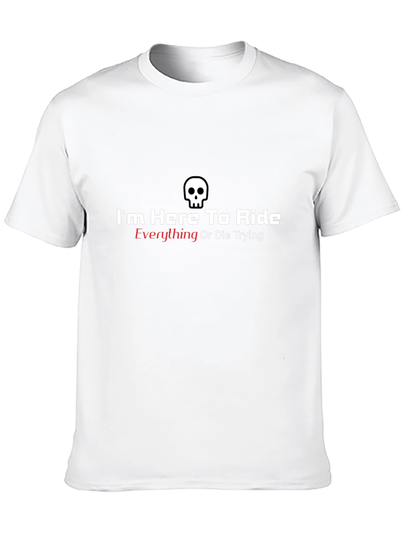 Black Skull Ride Everything T-Shirt view 10