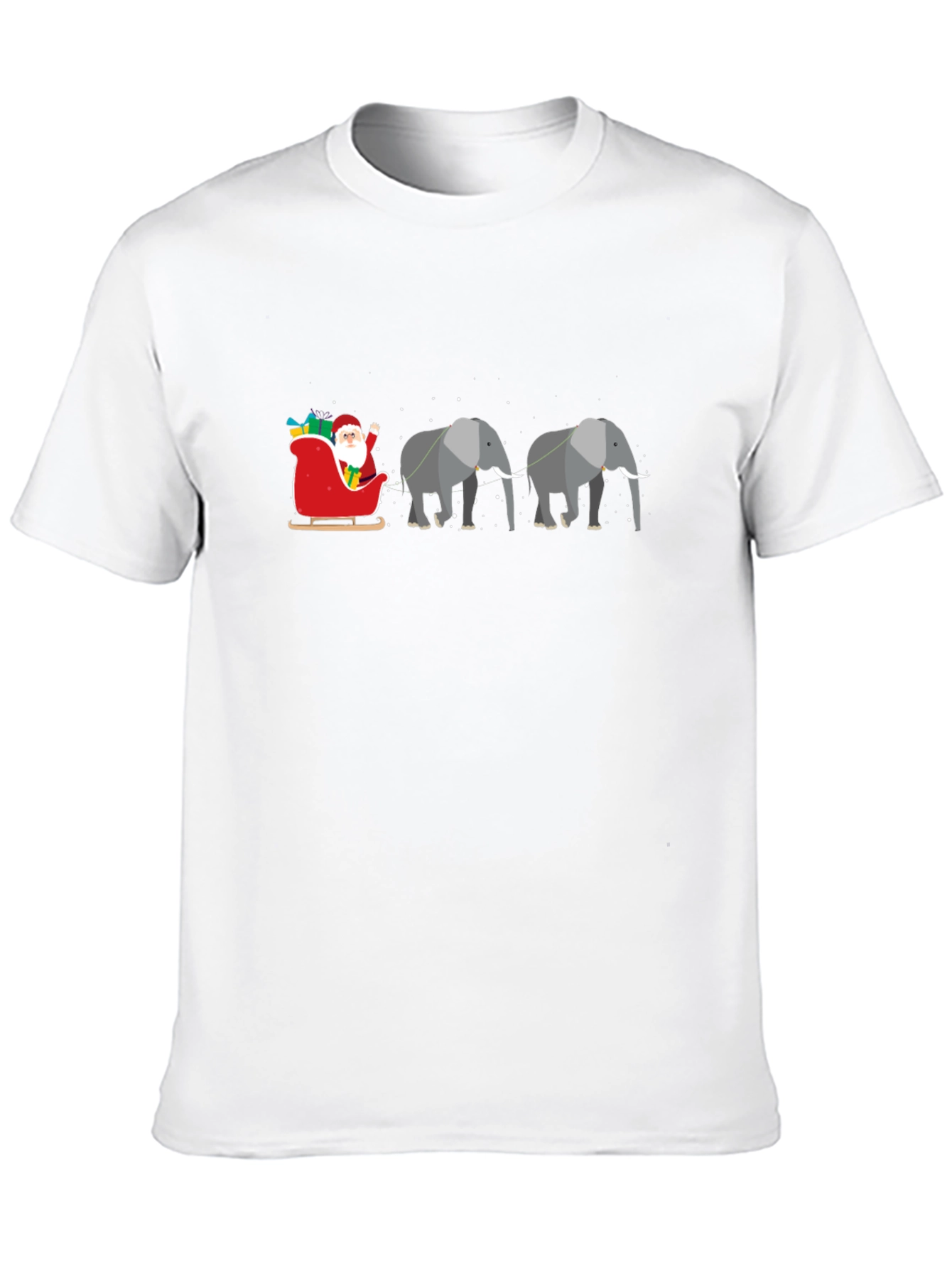 Black Holiday Elephant T-Shirt view 10