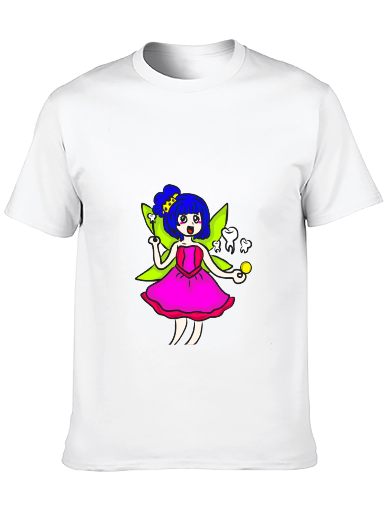 Tooth Fairy T-Shirt - Whimsical Cartoon Graphic Tee - 10