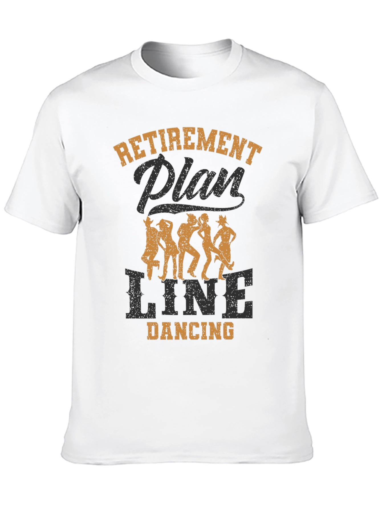 Black Retirement Plan Line Dancing Graphic Tee view 10