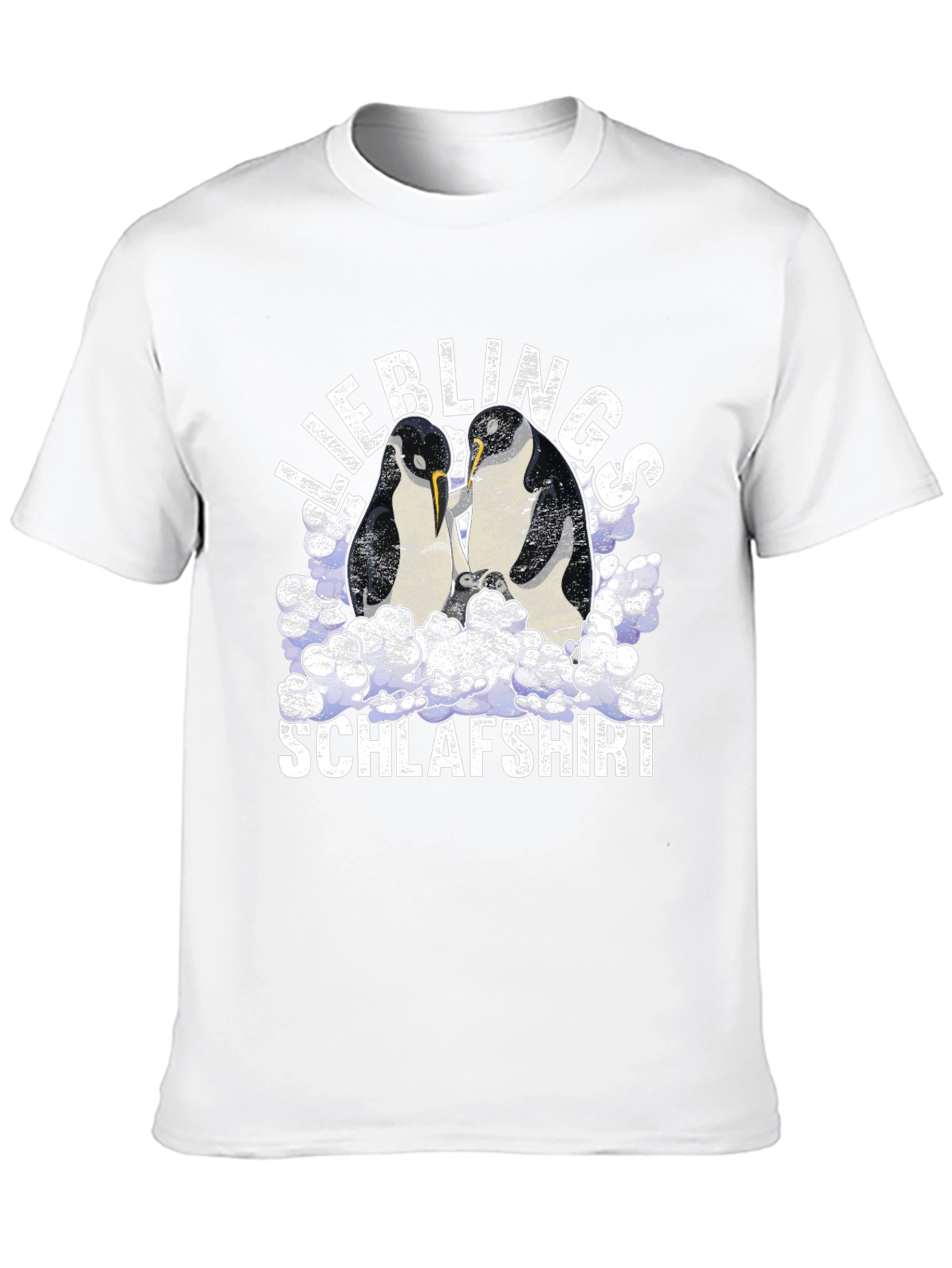 Black Penguin Sleeping Shirt - Liebling Schlafshirt T-Shirt view 10