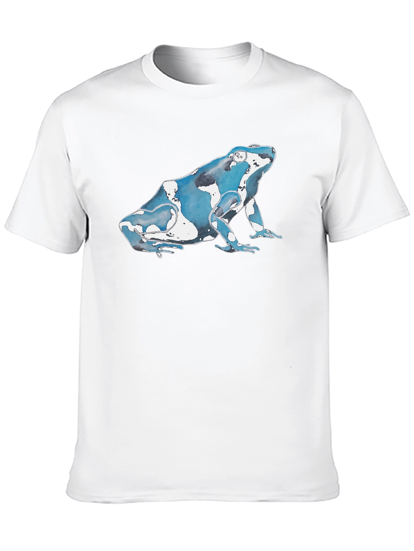 Black Blue Poison Dart Frog Graphic T-Shirt view 10