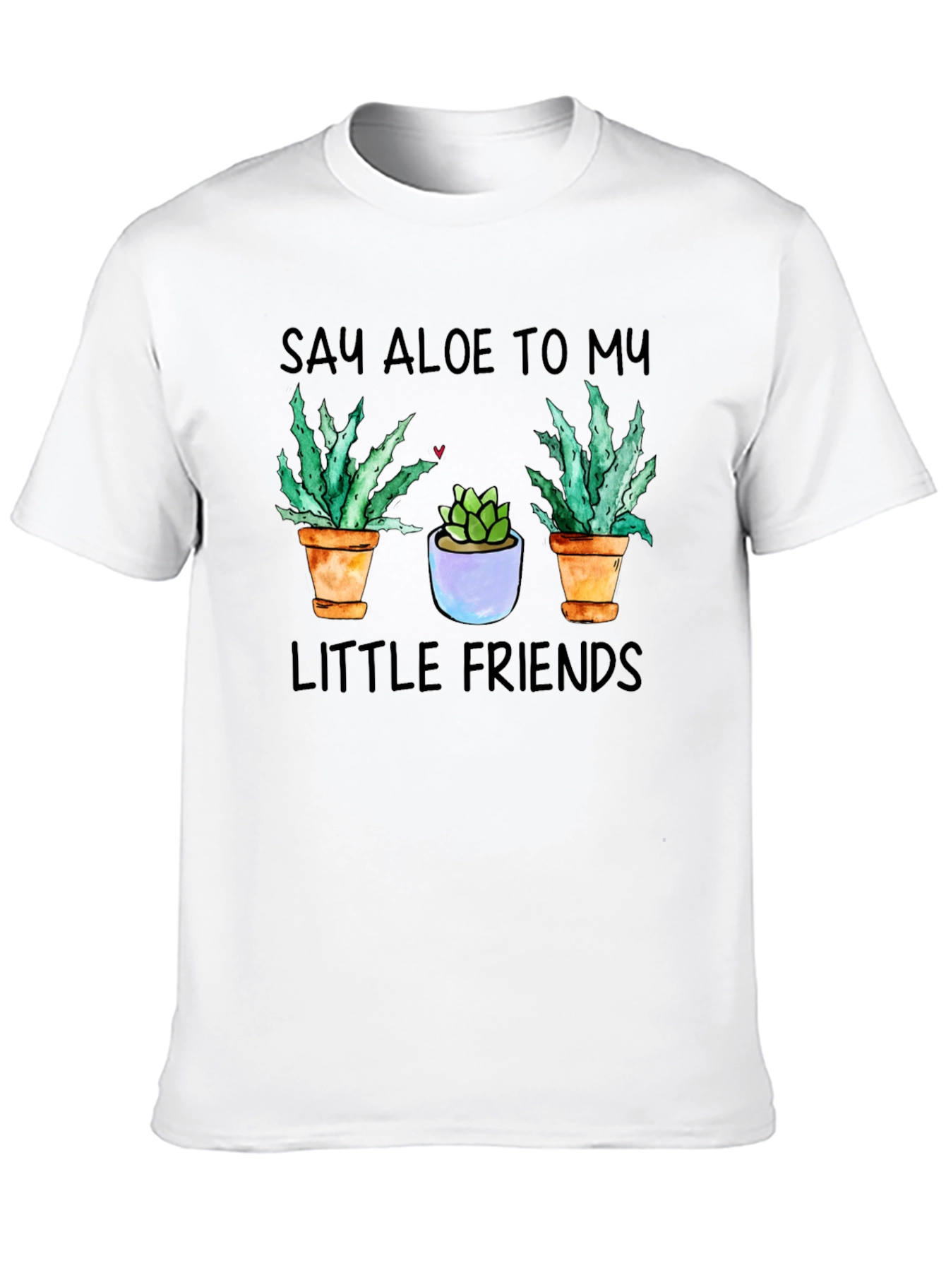 Black Say Aloe To My Little Friends Graphic Tee view 10