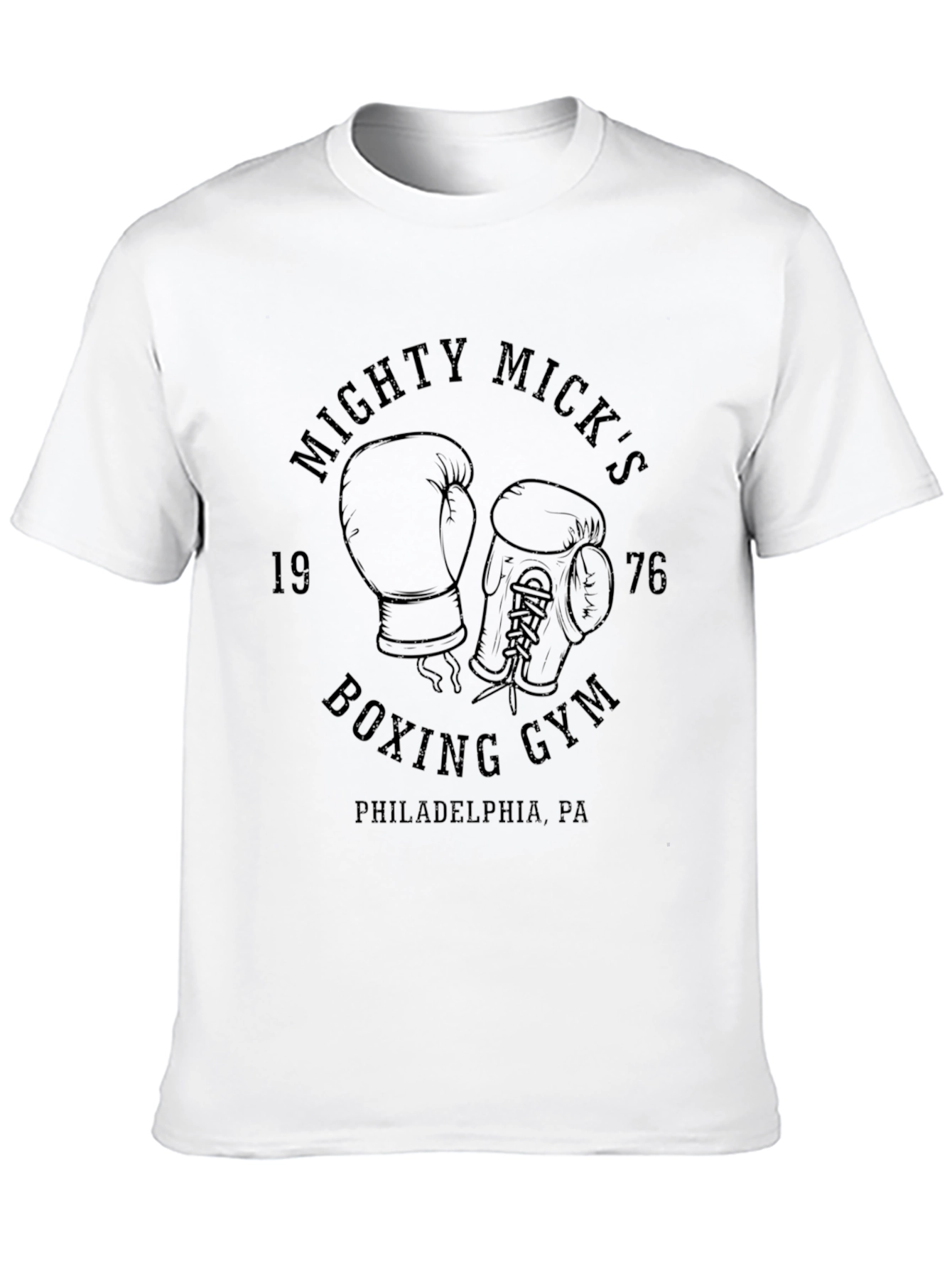 Black Mighty Mick's Boxing Gym T-Shirt view 10