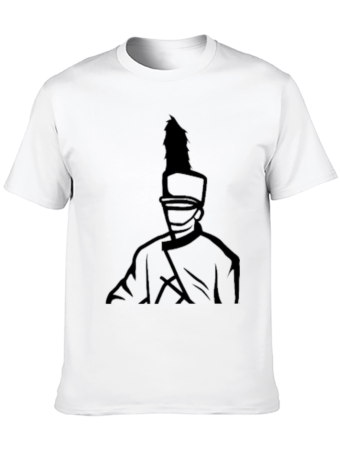 Black Marching Band Graphic Black T-Shirt view 10