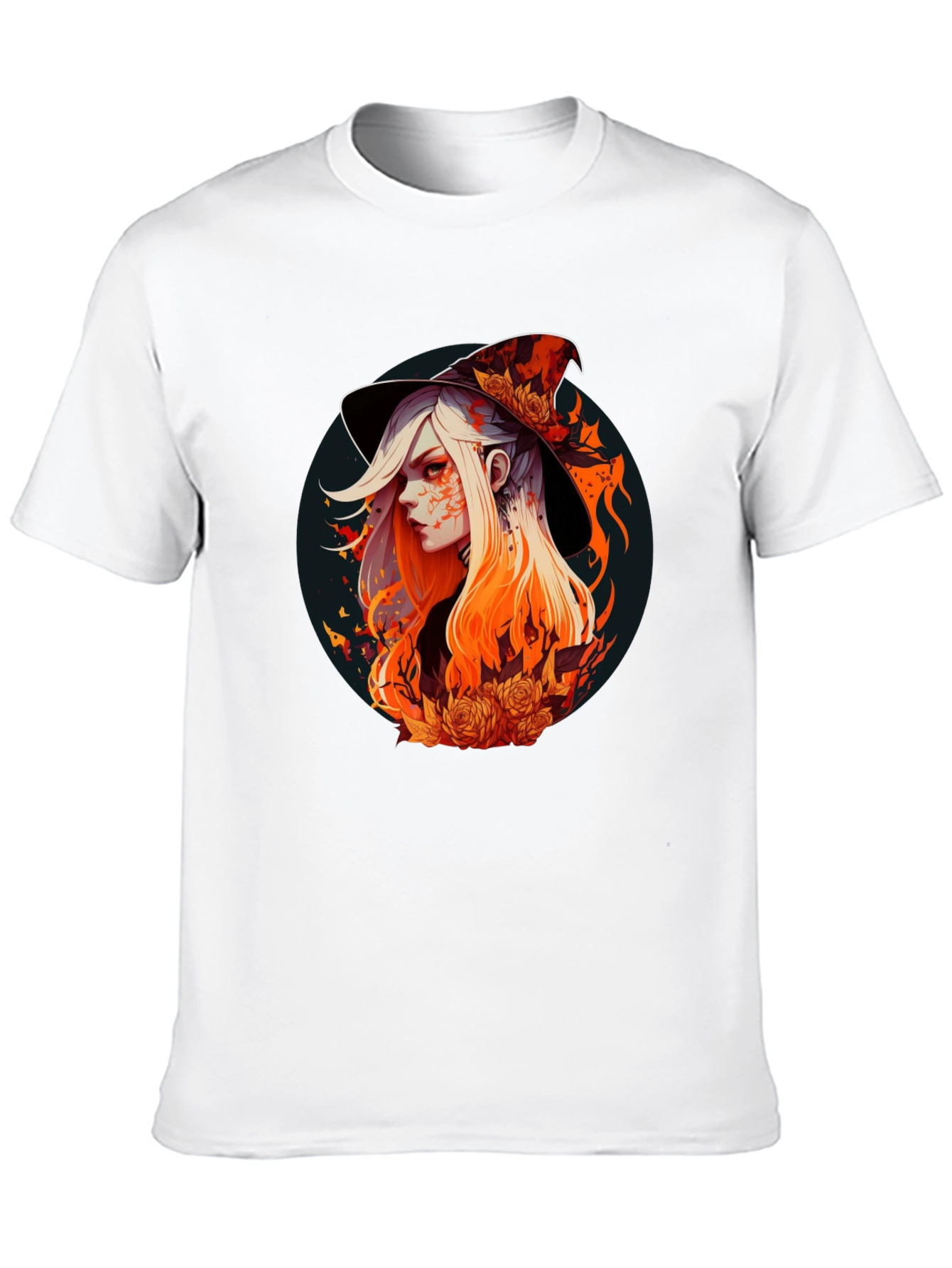 Black Witch Graphic Tee - Stylish Halloween T-Shirt view 10