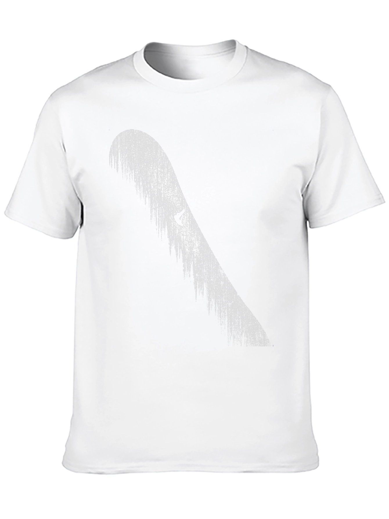 Black Snowboarder Graphic Tee - Black Cotton Blend Shirt view 10