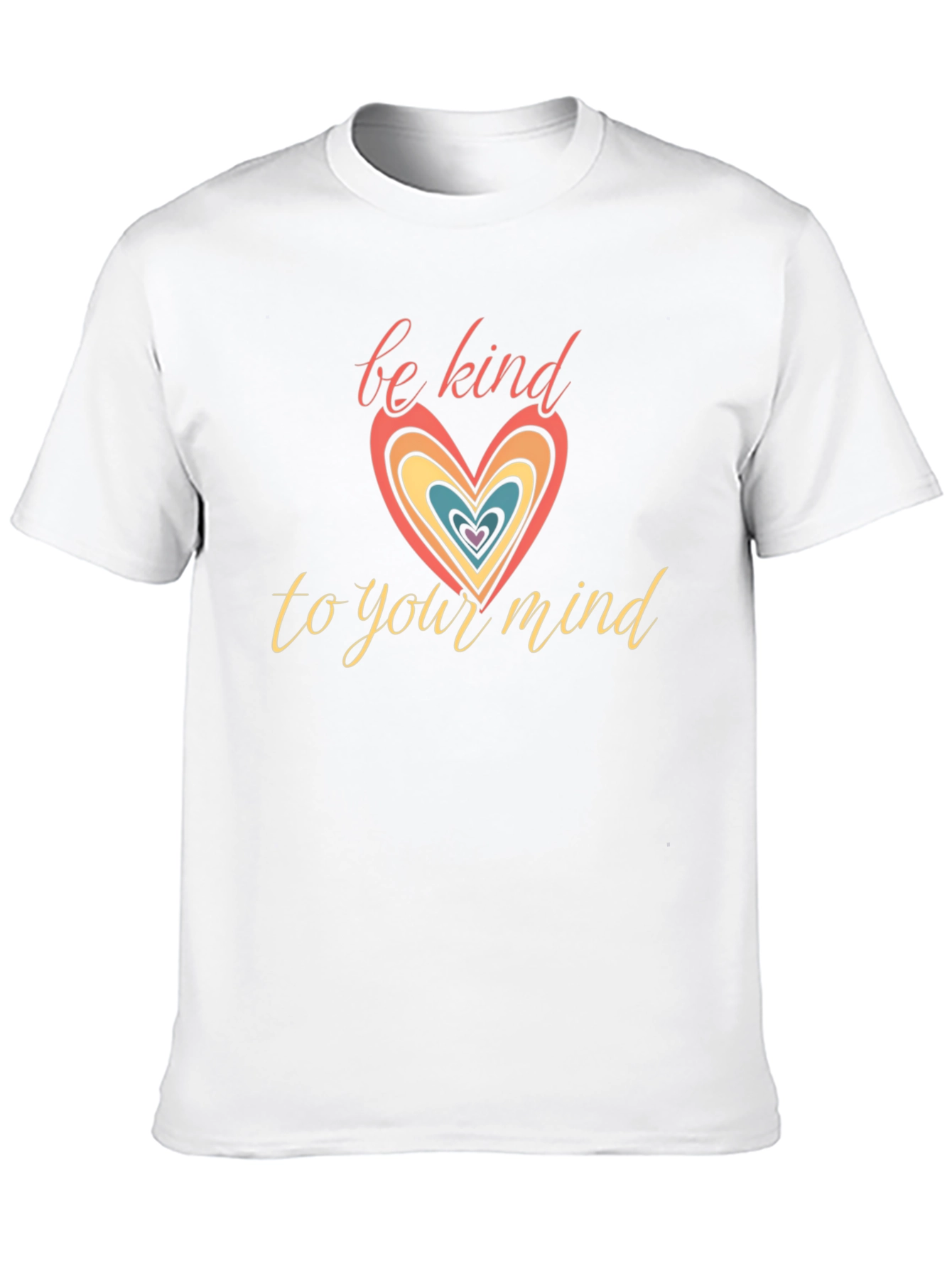 Black Be Kind to Your Mind Graphic Tee view 10