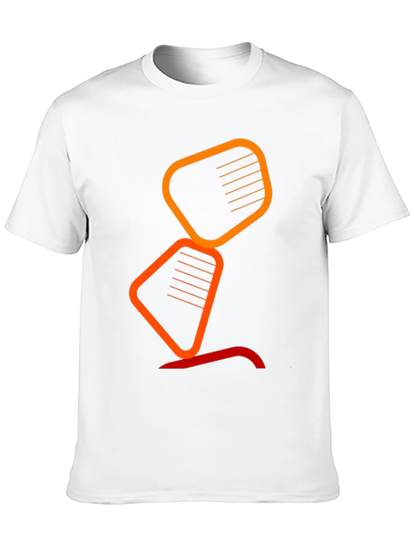 Black Abstract Graphic Black T-Shirt - Modern Art Tee view 10