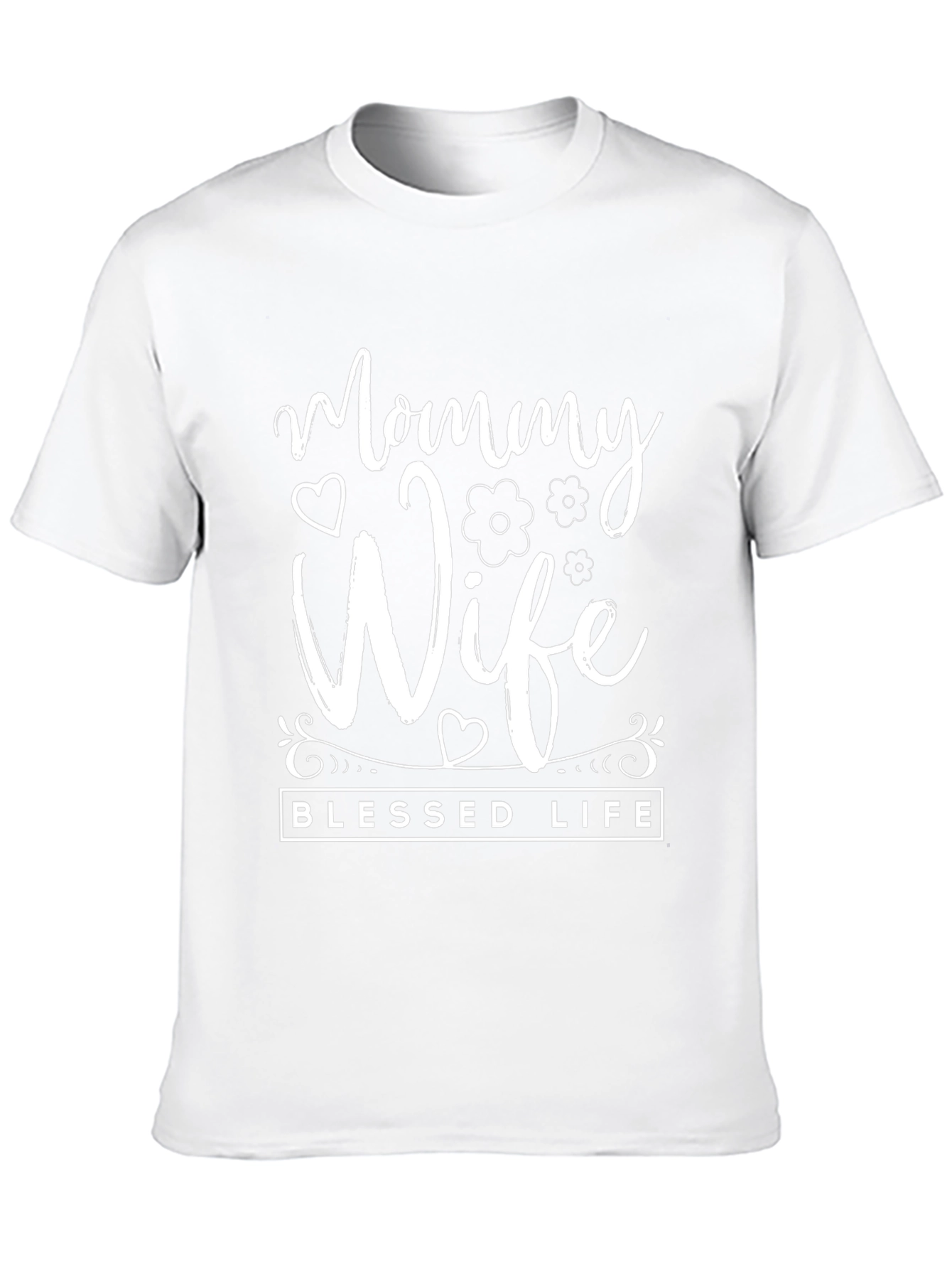 Black Mommy Wife Blessed Life Graphic T-Shirt view 10