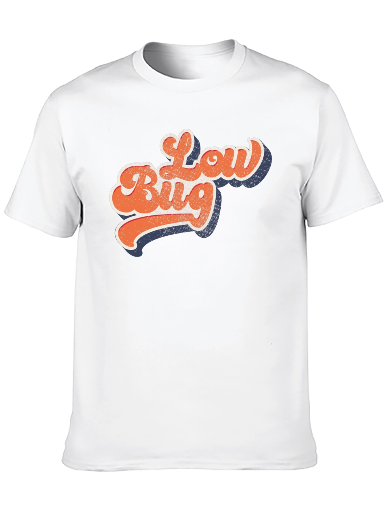 Black Retro "Low Bug" Graphic T-Shirt - Classic Style view 10