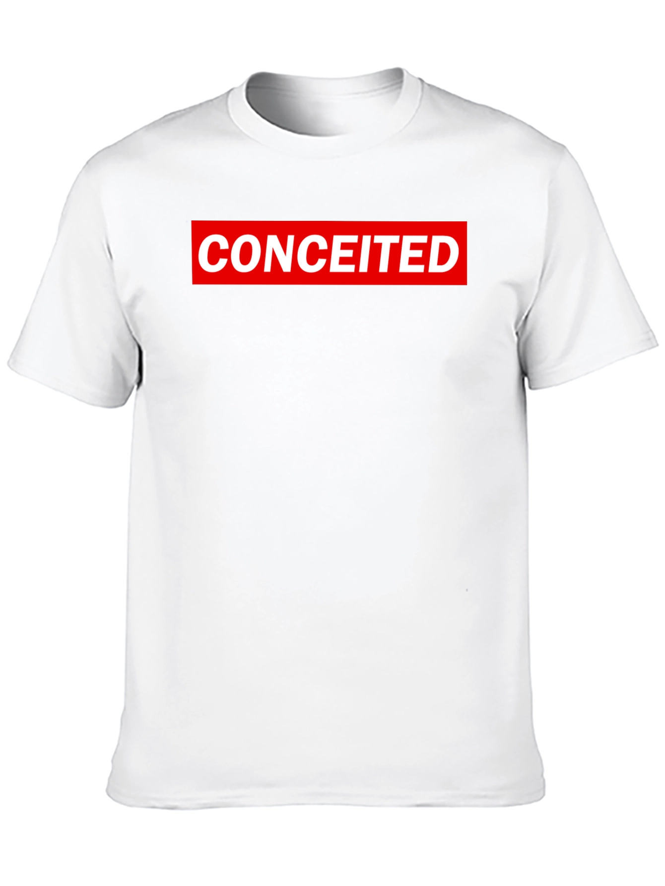 Black Conceited Graphic Tee - Black Crew Neck T-Shirt view 10