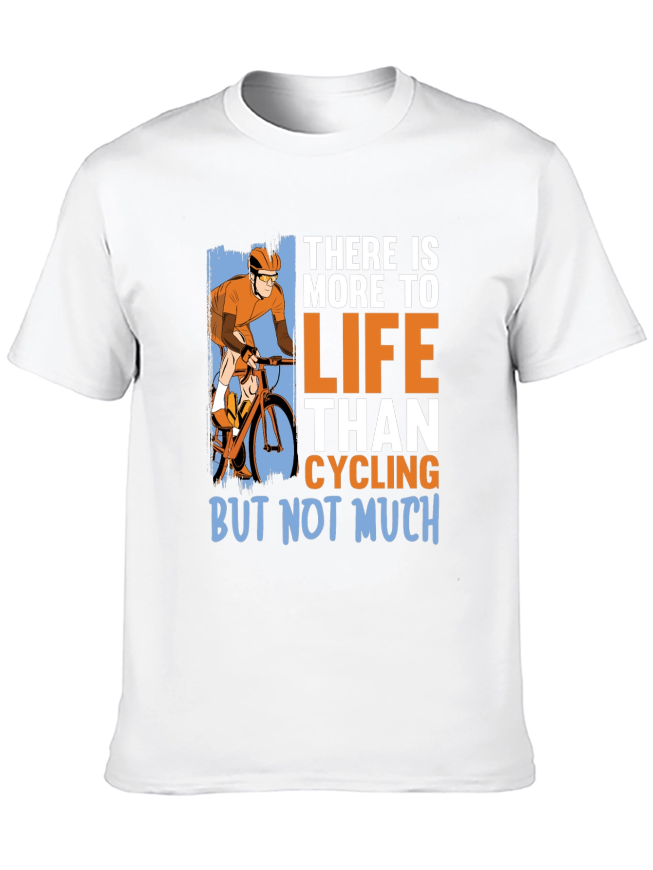 Black Cycling T-Shirt: There Is More To Life Than Cycling view 10