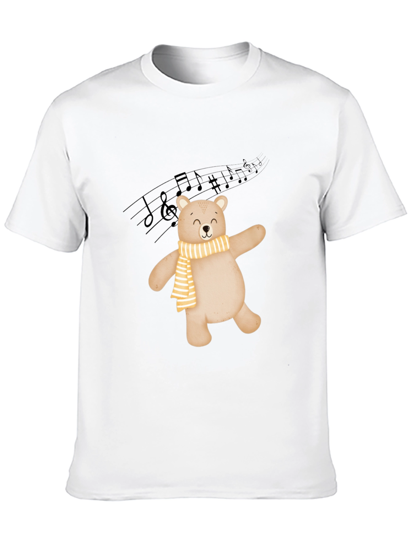 Black Dancing Bear Graphic Tee - Soft Cotton Comfort view 10