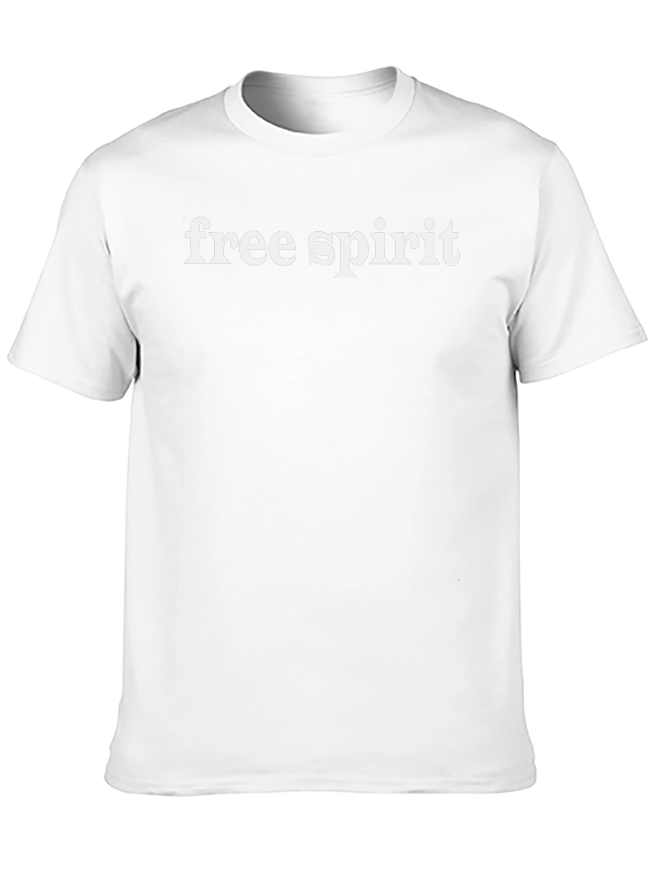 Black Free Spirit Black Crew Neck T-Shirt view 10