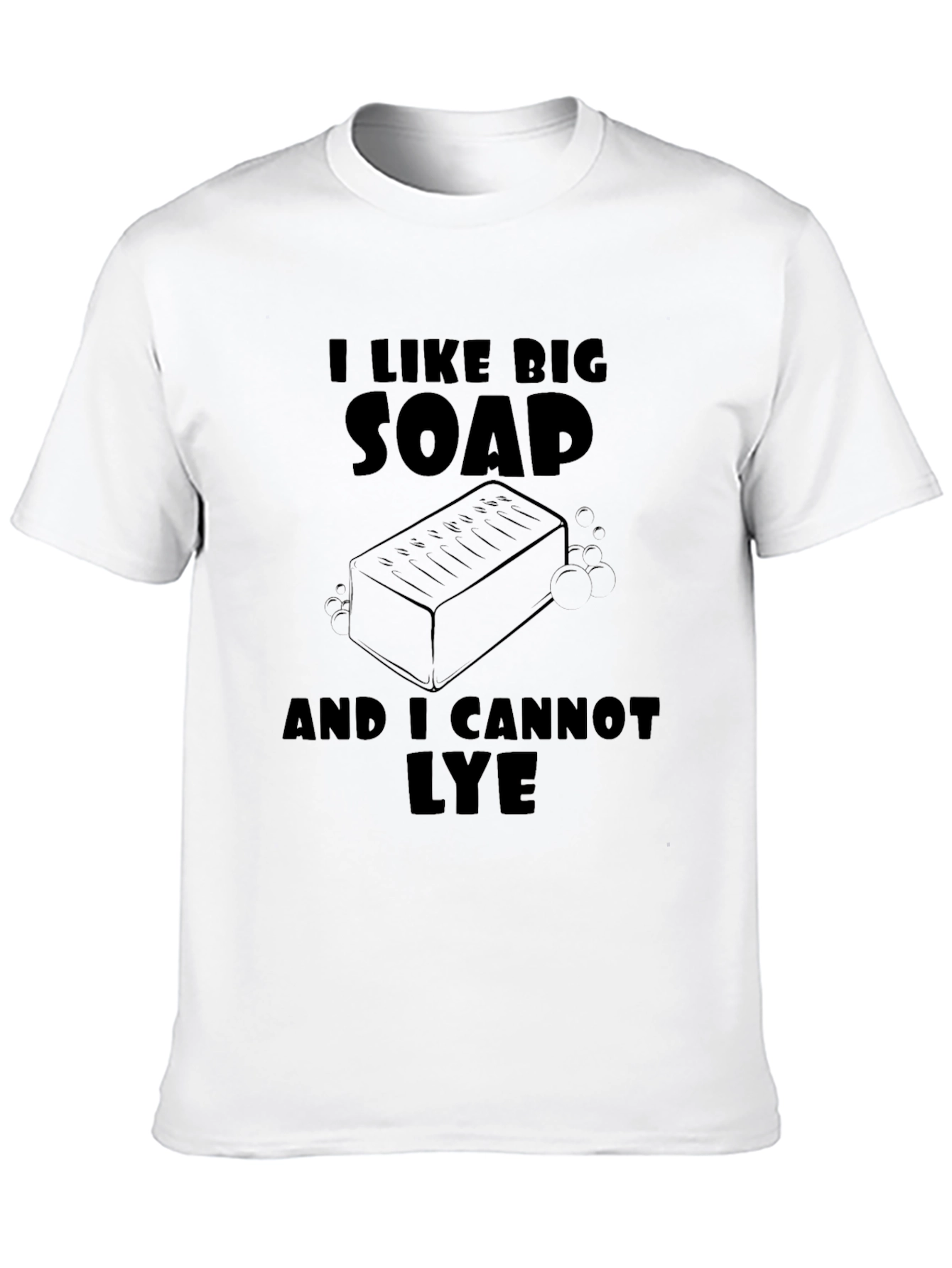 Black I Like Big Soap T-Shirt view 10