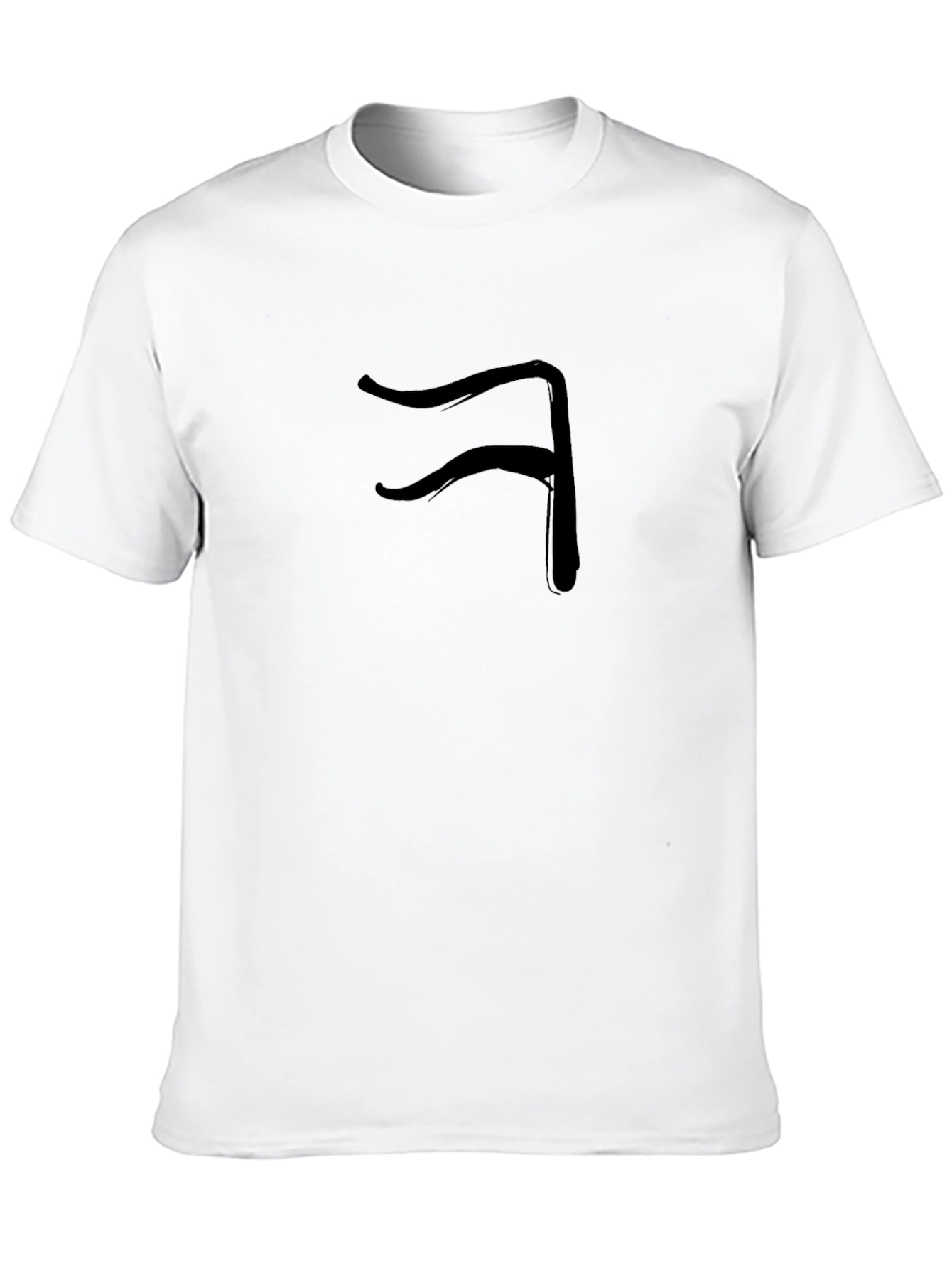 Black Minimalist Black T-Shirt with Unique Graphic Design view 10