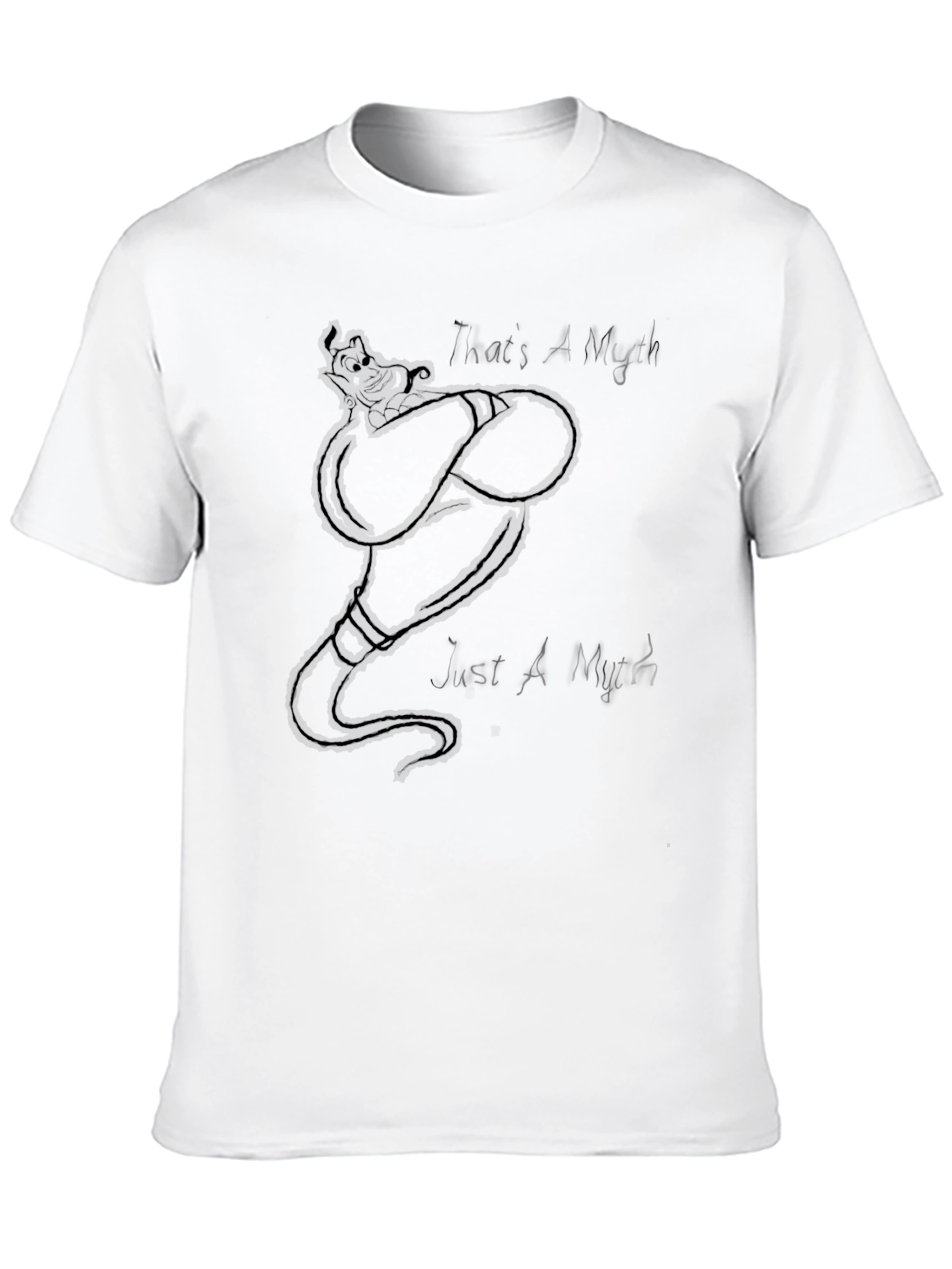 Black Mythical Genie T-Shirt view 10