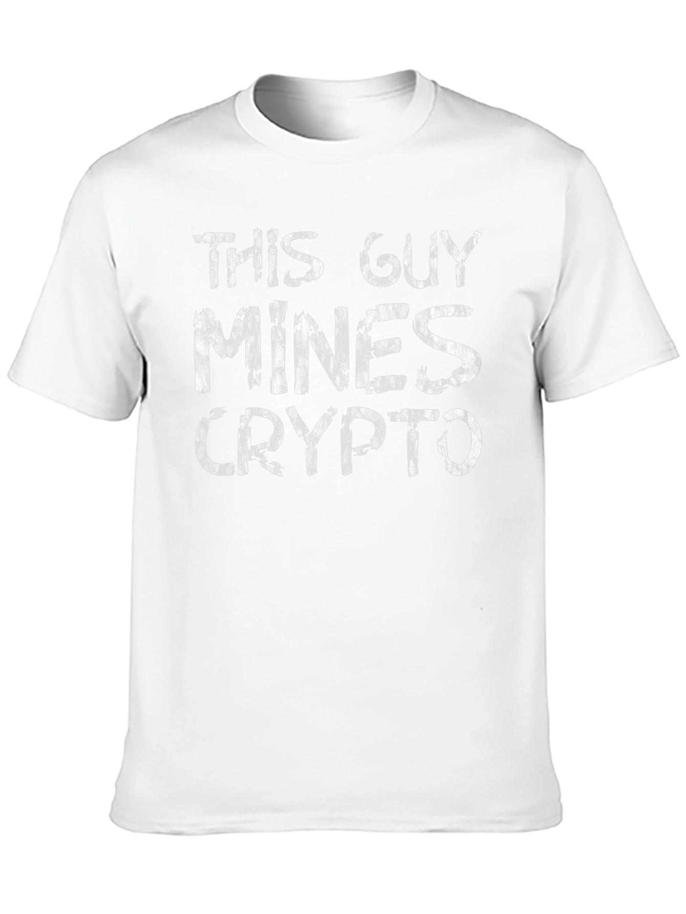 Black Crypto Miner T-Shirt - "This Guy Mines Crypto" Black Tee view 10