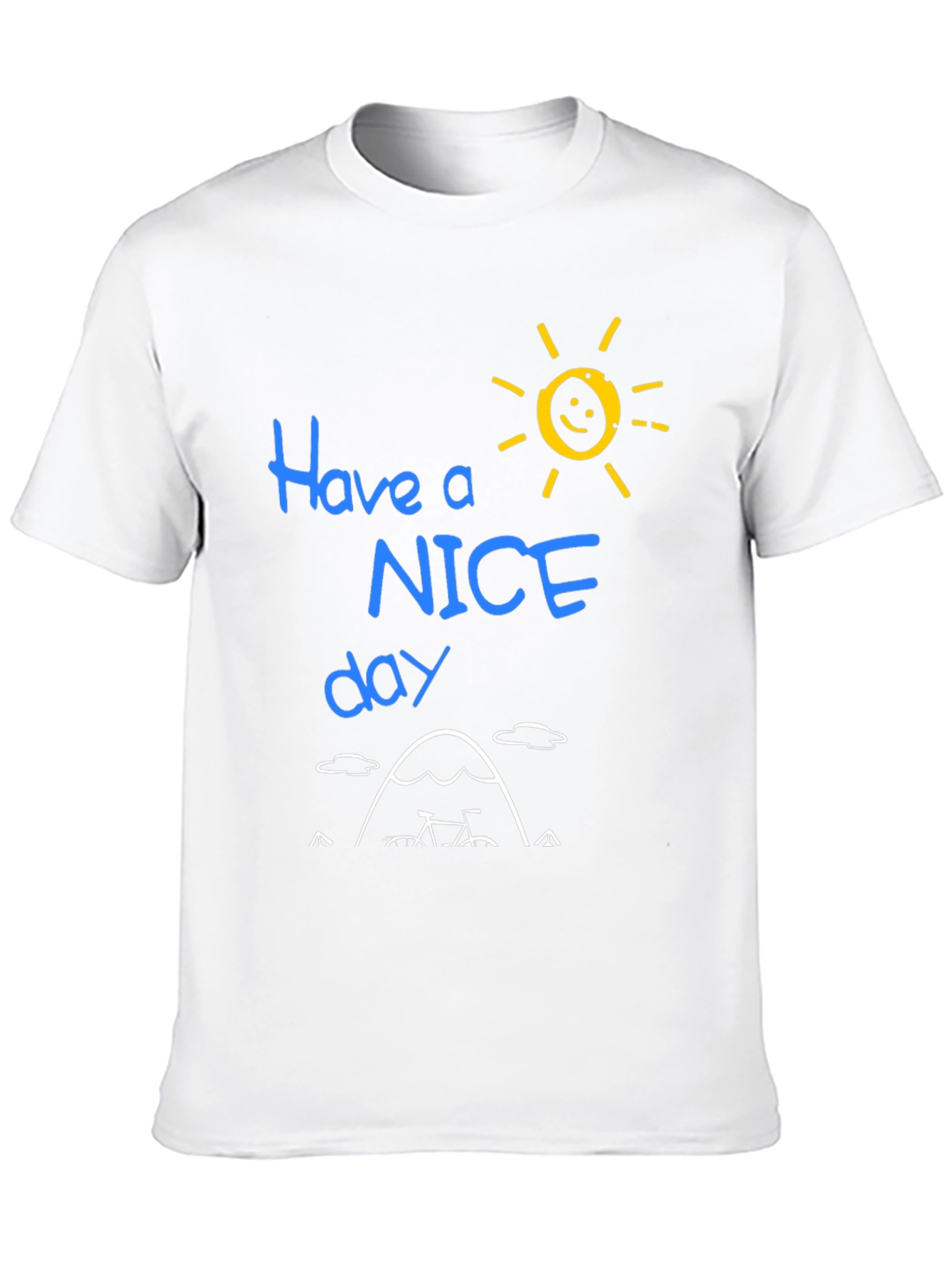 Black Have a Nice Day Graphic T-Shirt view 10