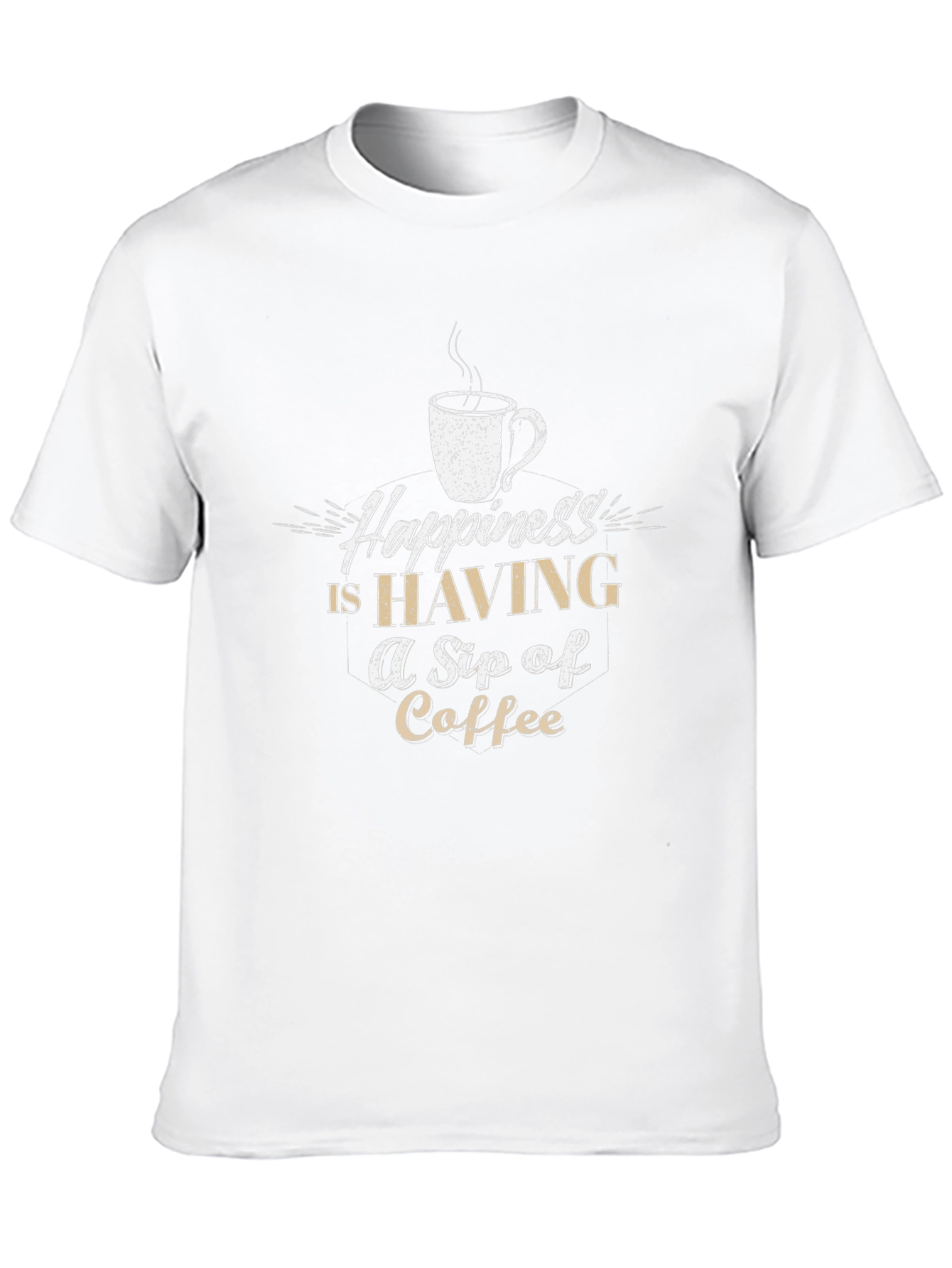 Black Coffee Lover Graphic Tee - Happiness Is A Sip view 10