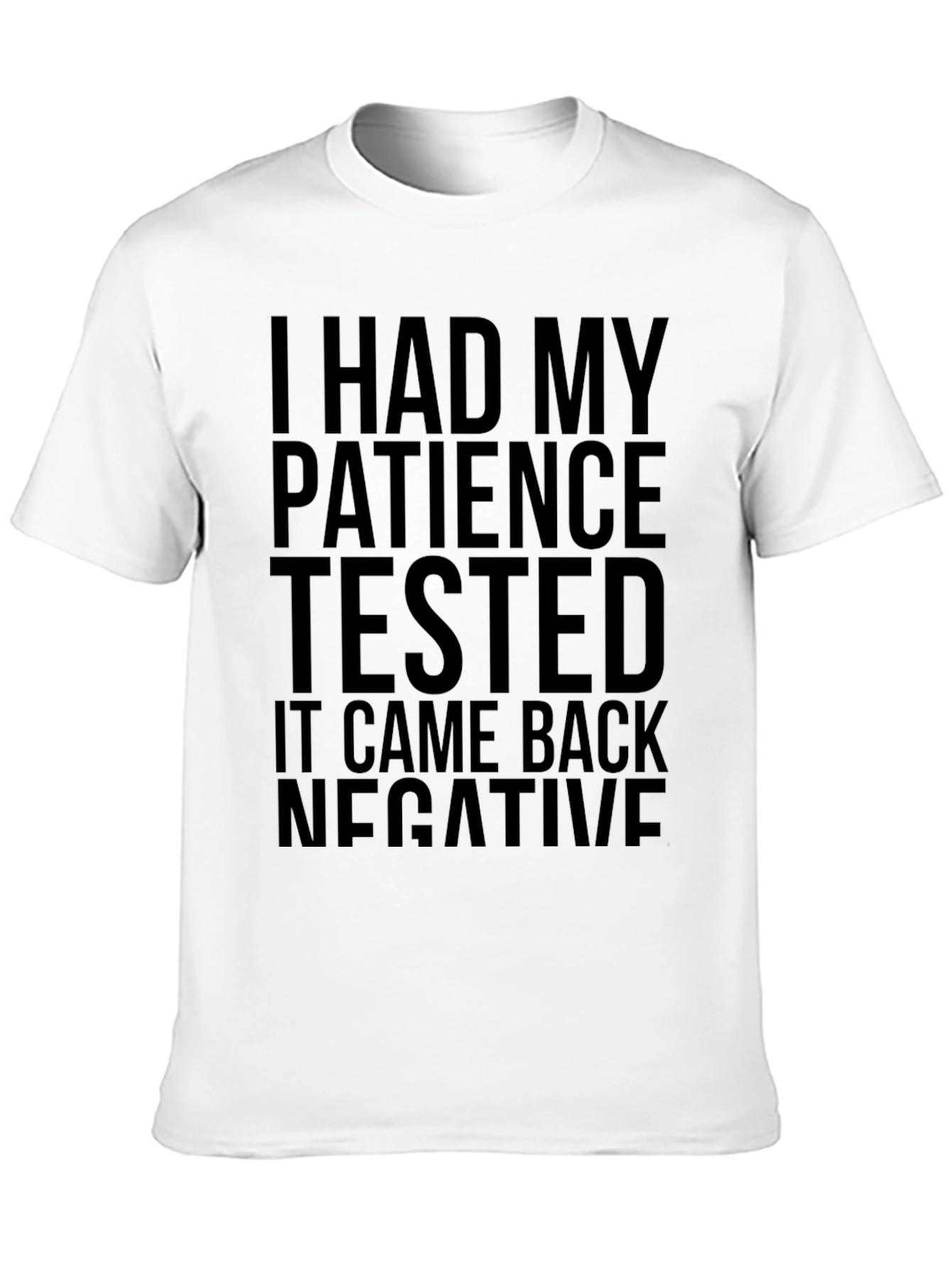 Black Patience Tested Funny Graphic Tee view 10