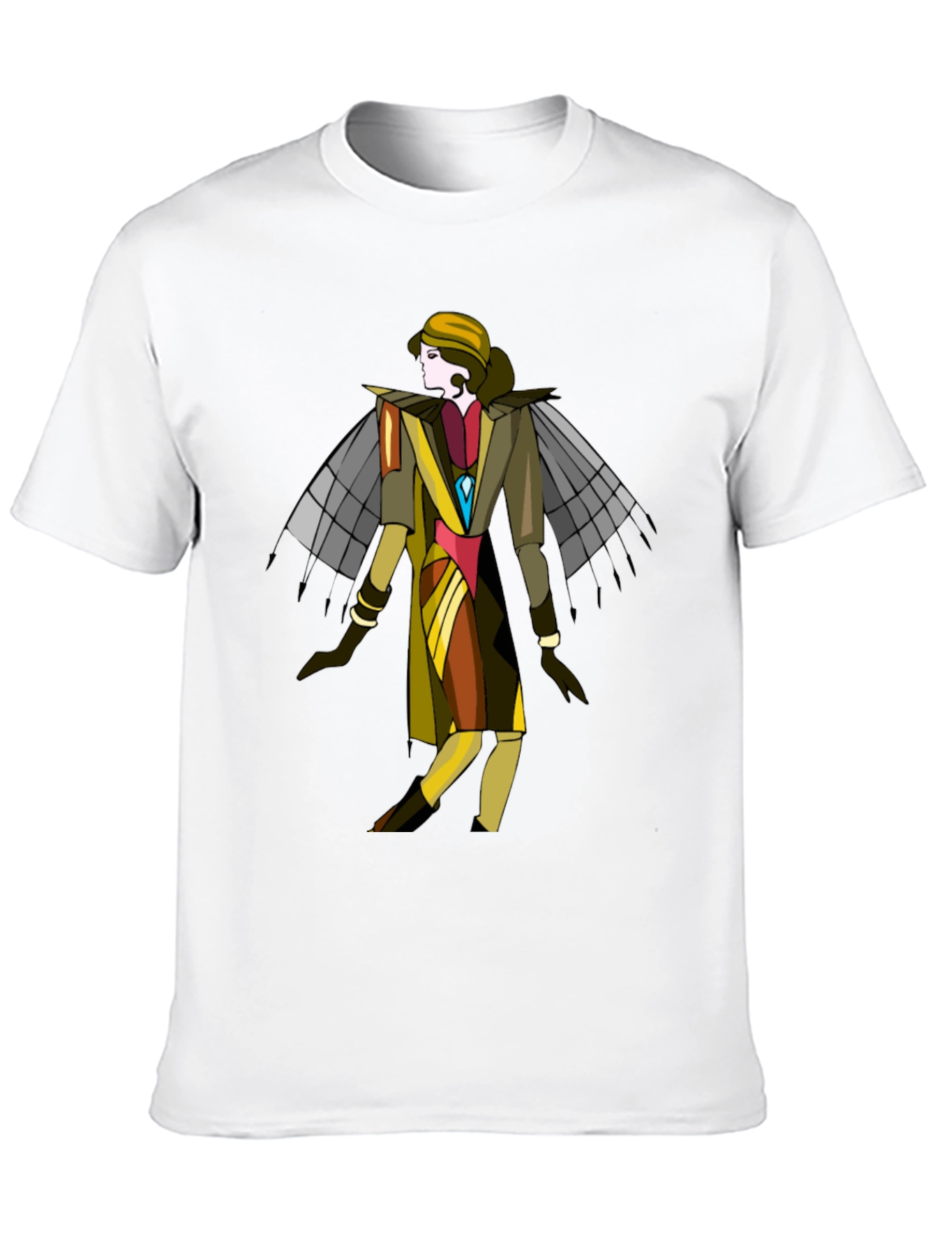 Art Deco Style Graphic Tee - Unique Design - 10