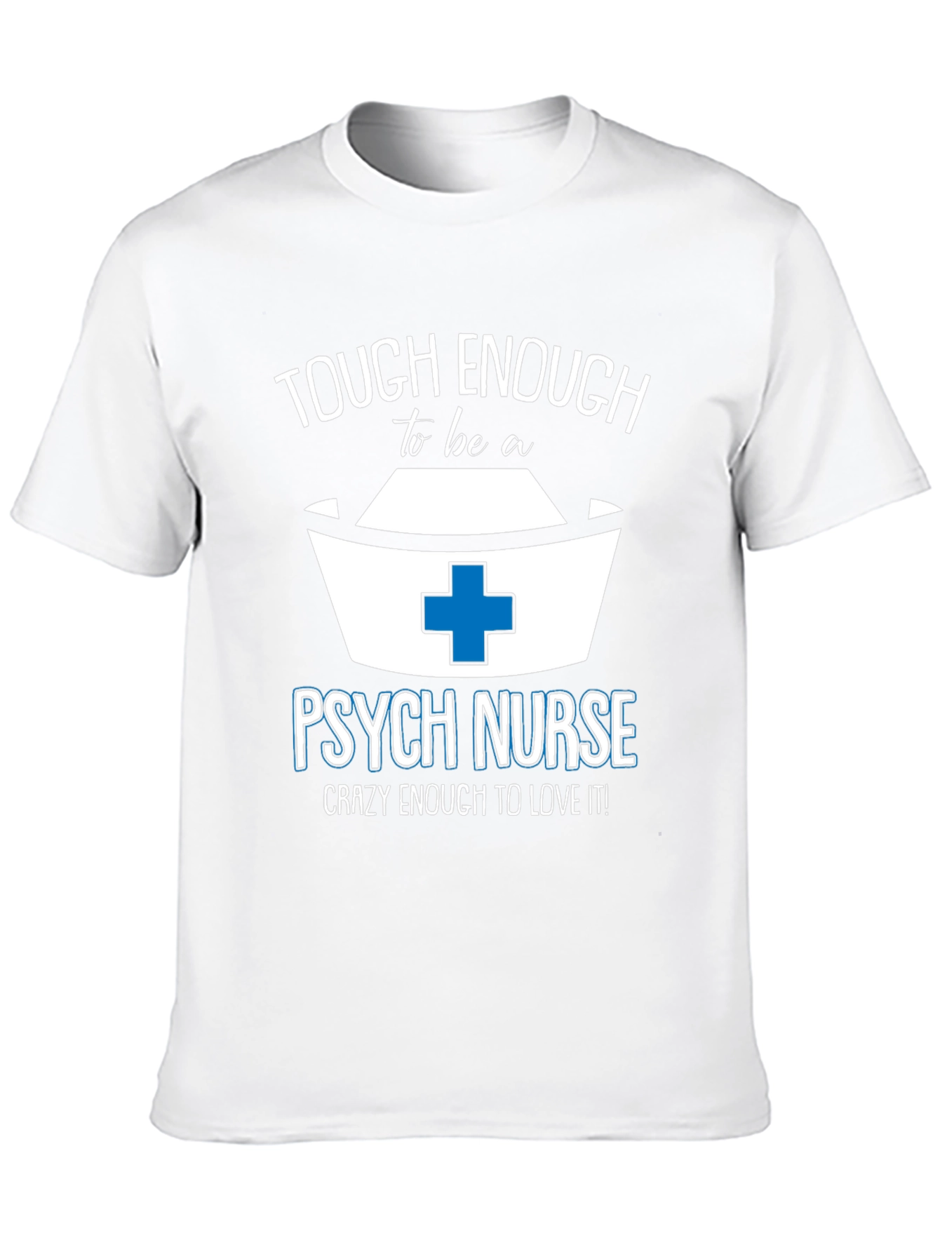 Black Tough Enough Psych Nurse Tee view 10