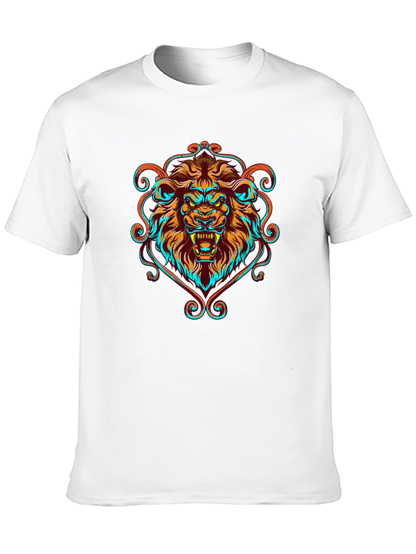 Black Lion Graphic Print Tee - Fierce Style view 10