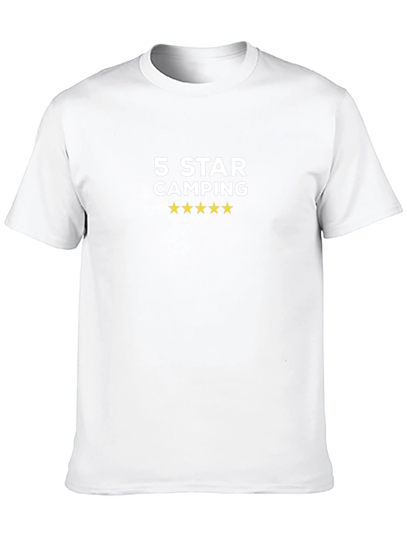 Black 5 Star Camping T-Shirt view 10