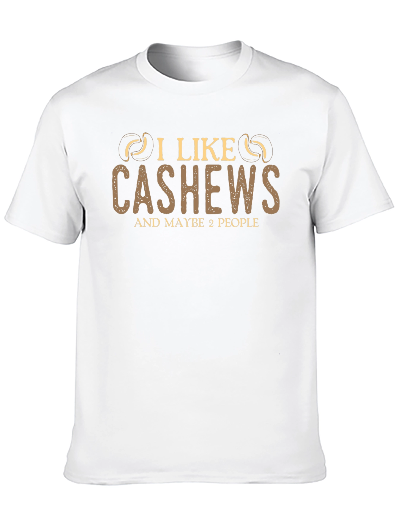 Black I Like Cashews Funny Graphic T-Shirt view 10