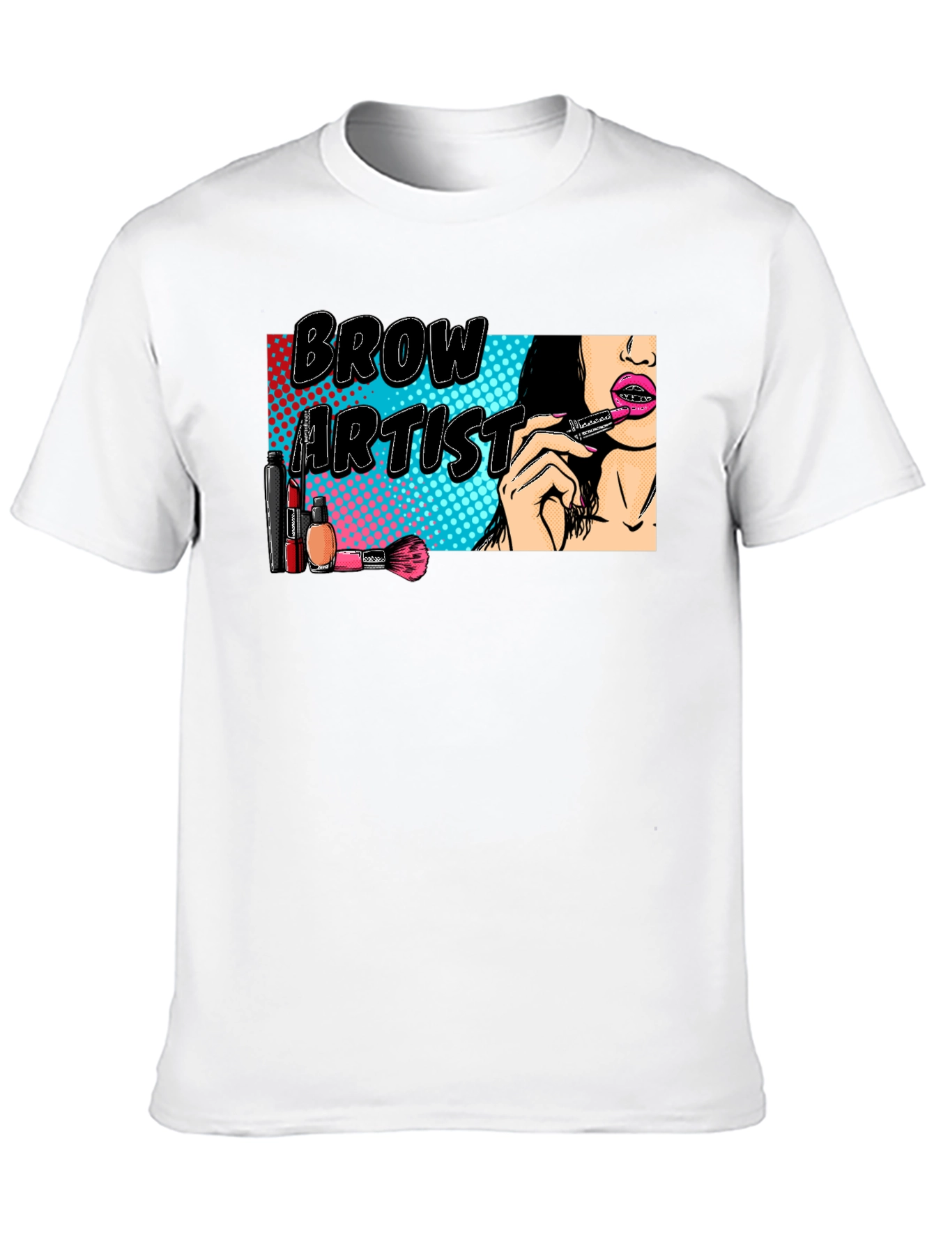 Black Brow Artist T-Shirt - Makeup Lover Tee view 10