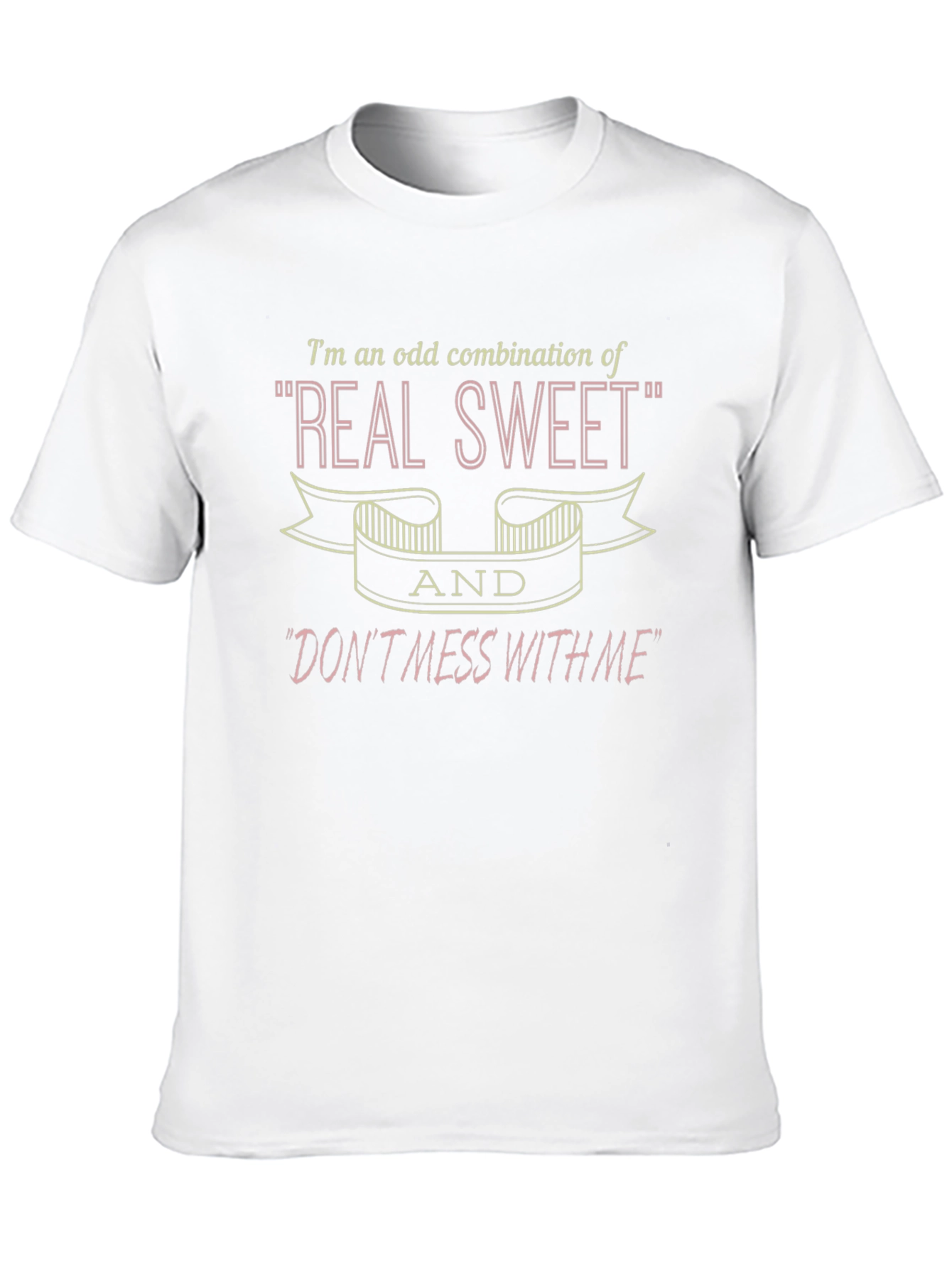 Black Real Sweet Don't Mess With Me Graphic T-Shirt view 10