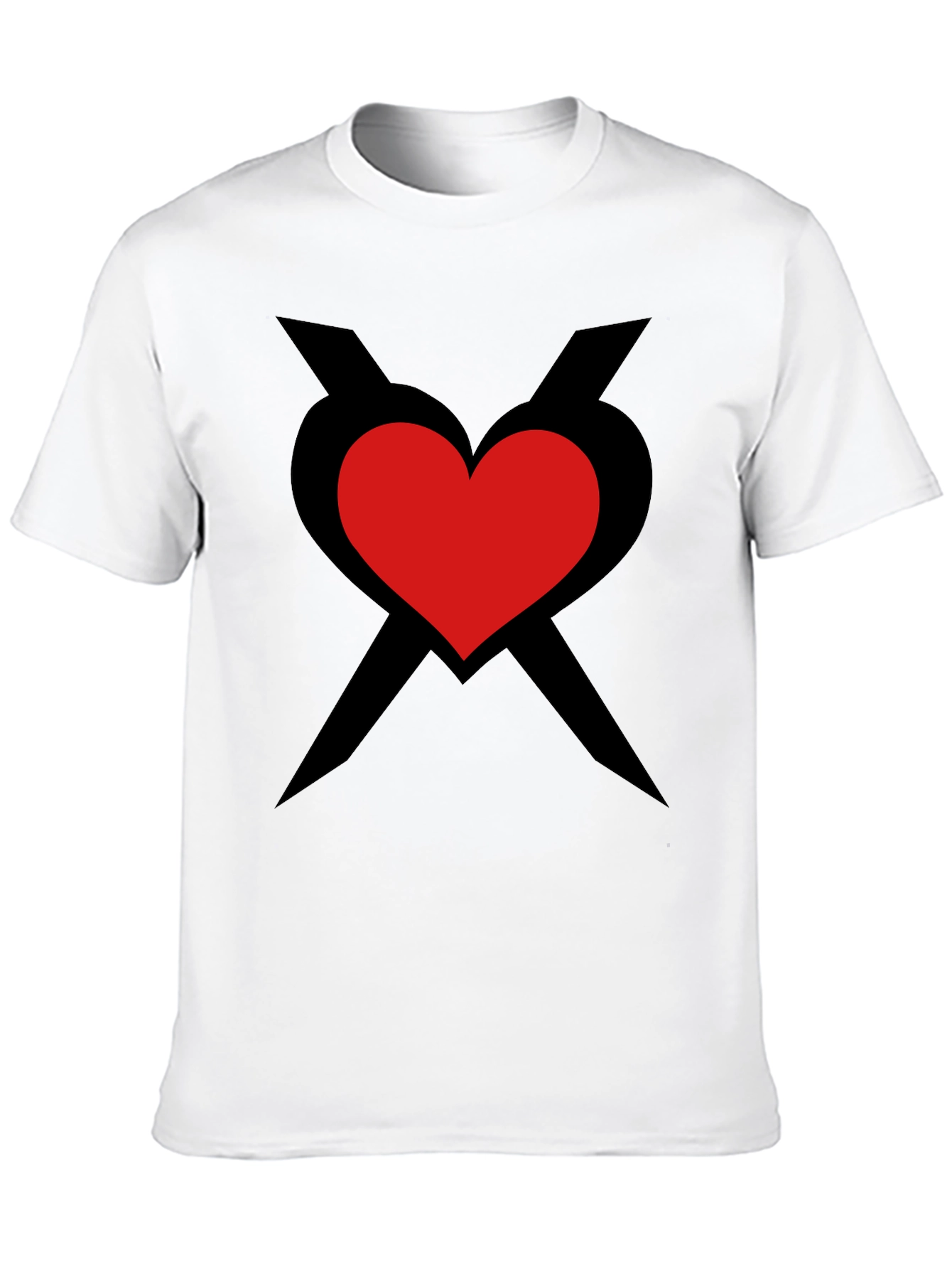 Black Heart & Crossbones Graphic Black Tee view 10