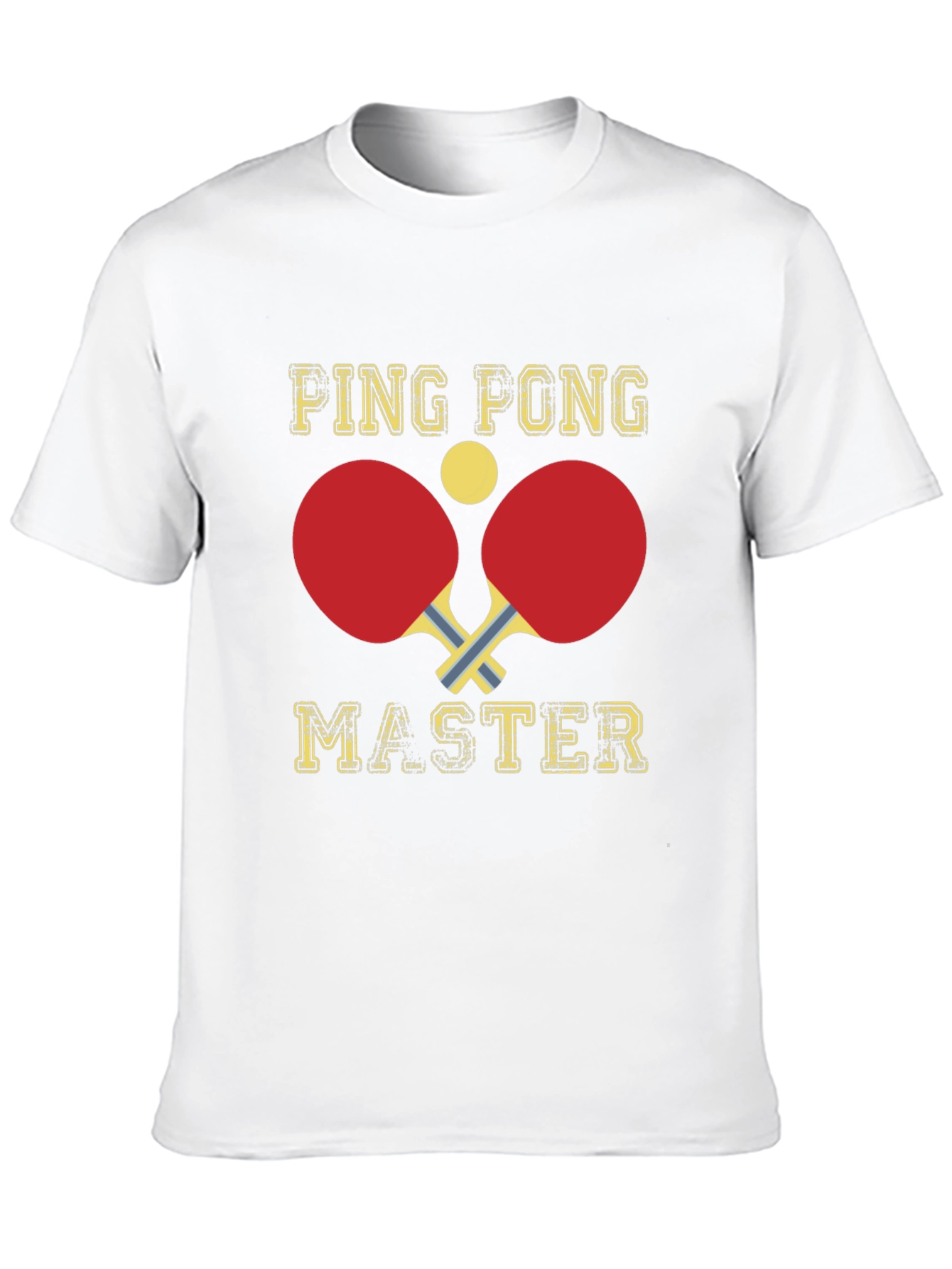 Black Ping Pong Master Graphic T-Shirt view 10
