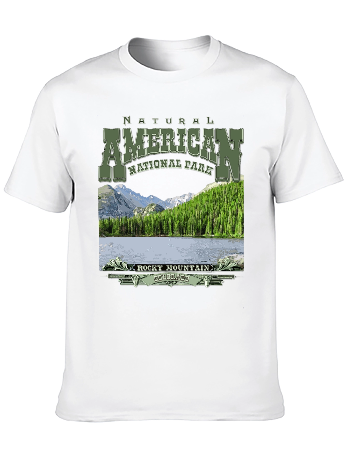 Black Rocky Mountain National Park T-Shirt view 10