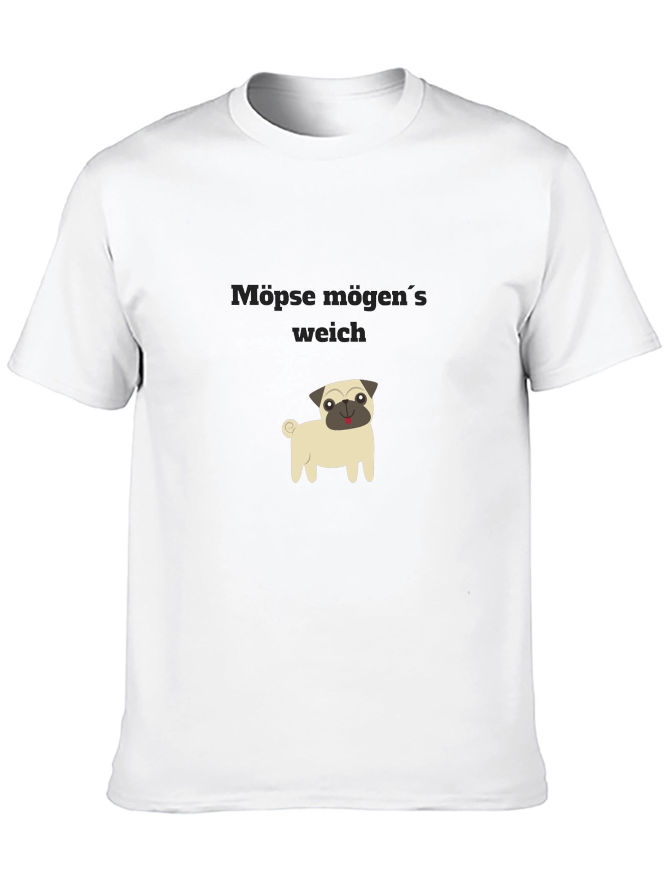 Pug Lovers Black T-Shirt: Möpse mögen's weich - 10