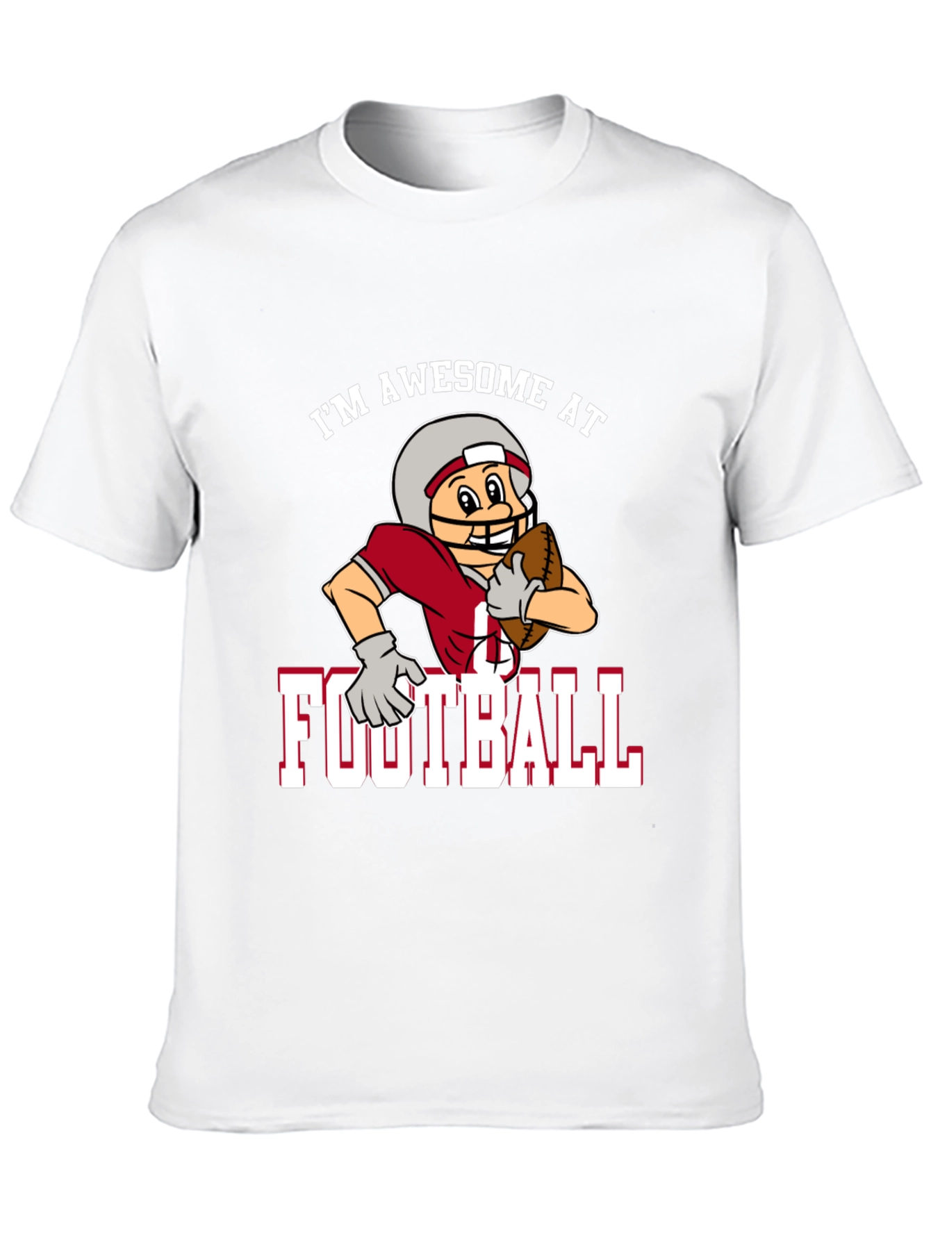 Black Awesome Football T-Shirt view 10