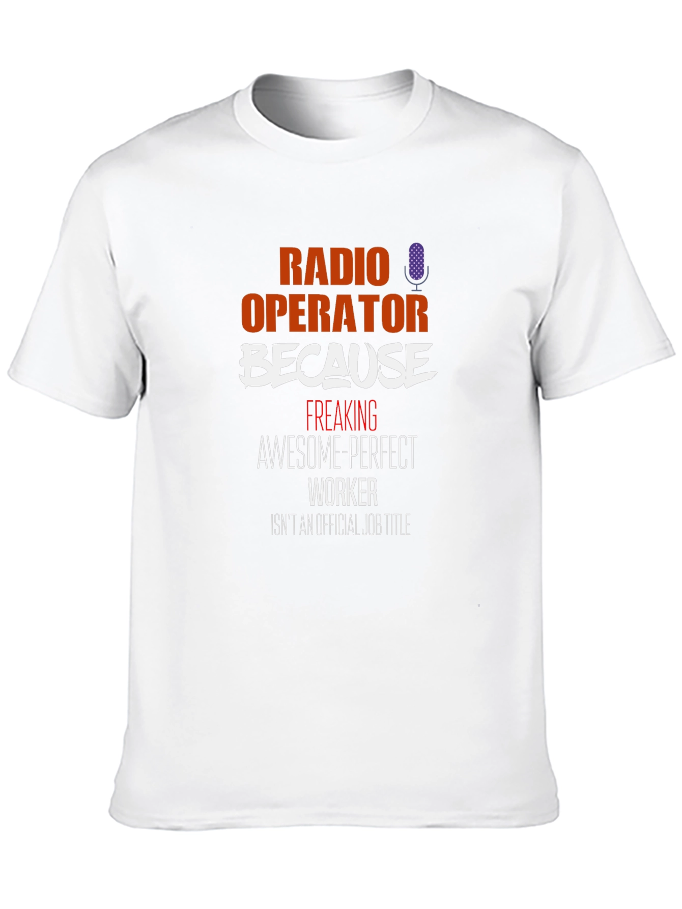 Black Radio Operator Graphic T-Shirt view 10