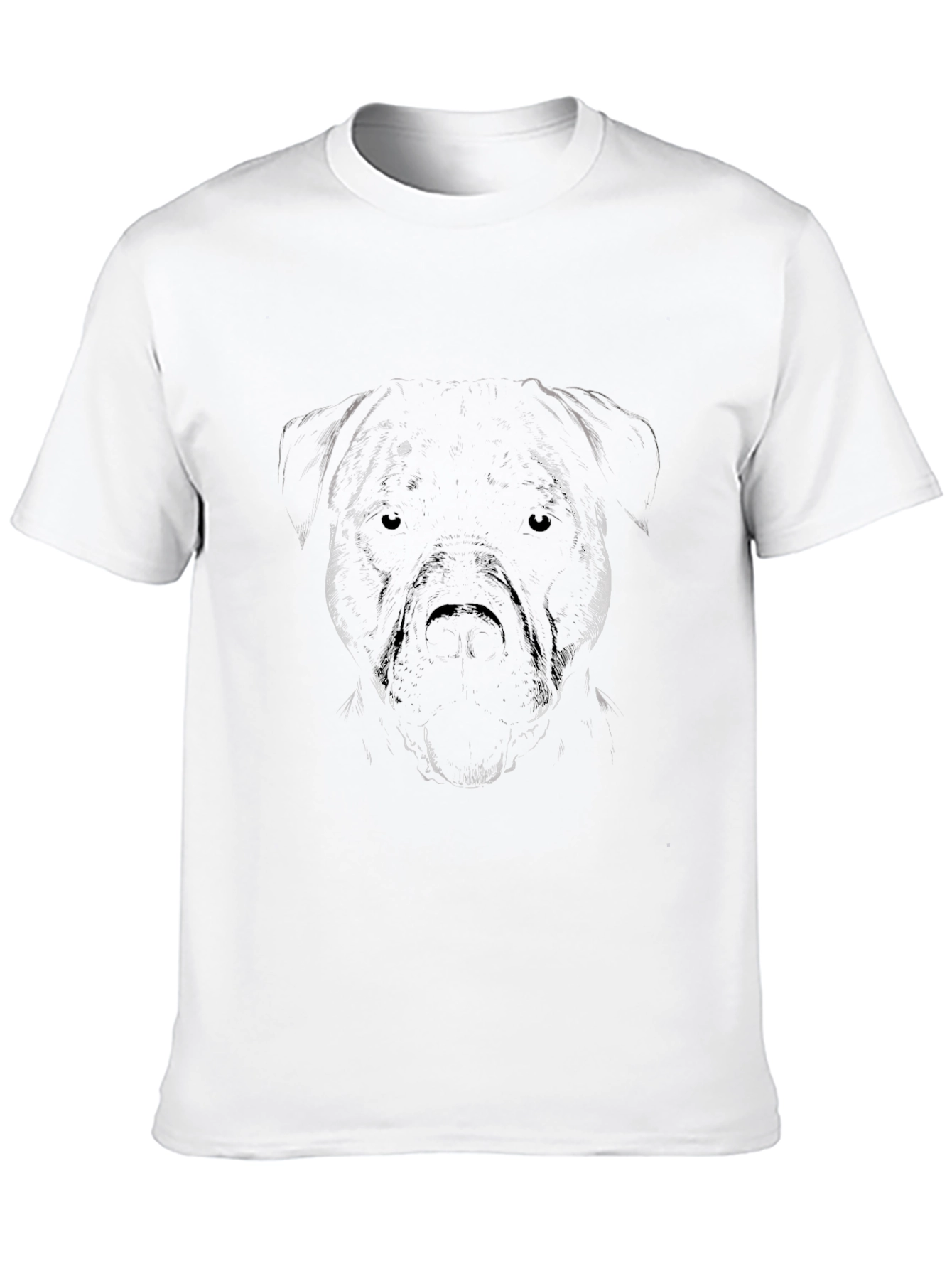 Black Men's Black Dog Graphic Tee - Casual Style view 10