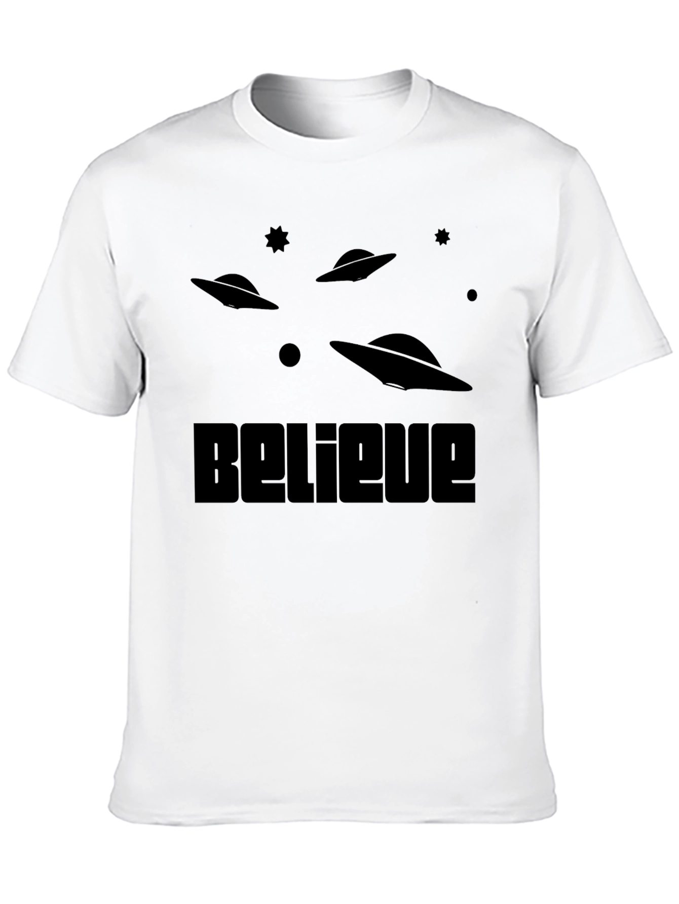 Black Believe Alien Graphic Tee view 10