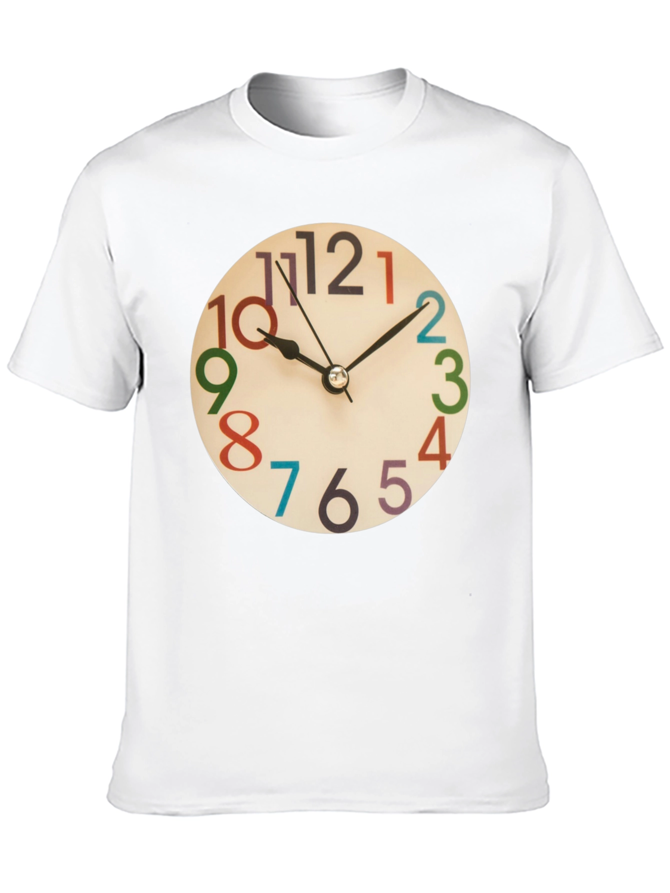 Black Fun Clock Graphic T-Shirt view 10