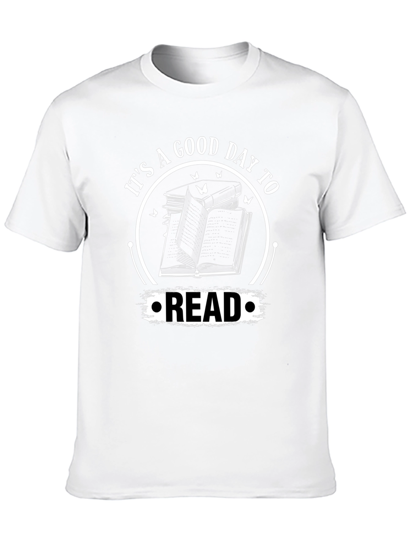 Black It's A Good Day To Read T-Shirt - Book Lover Tee view 10