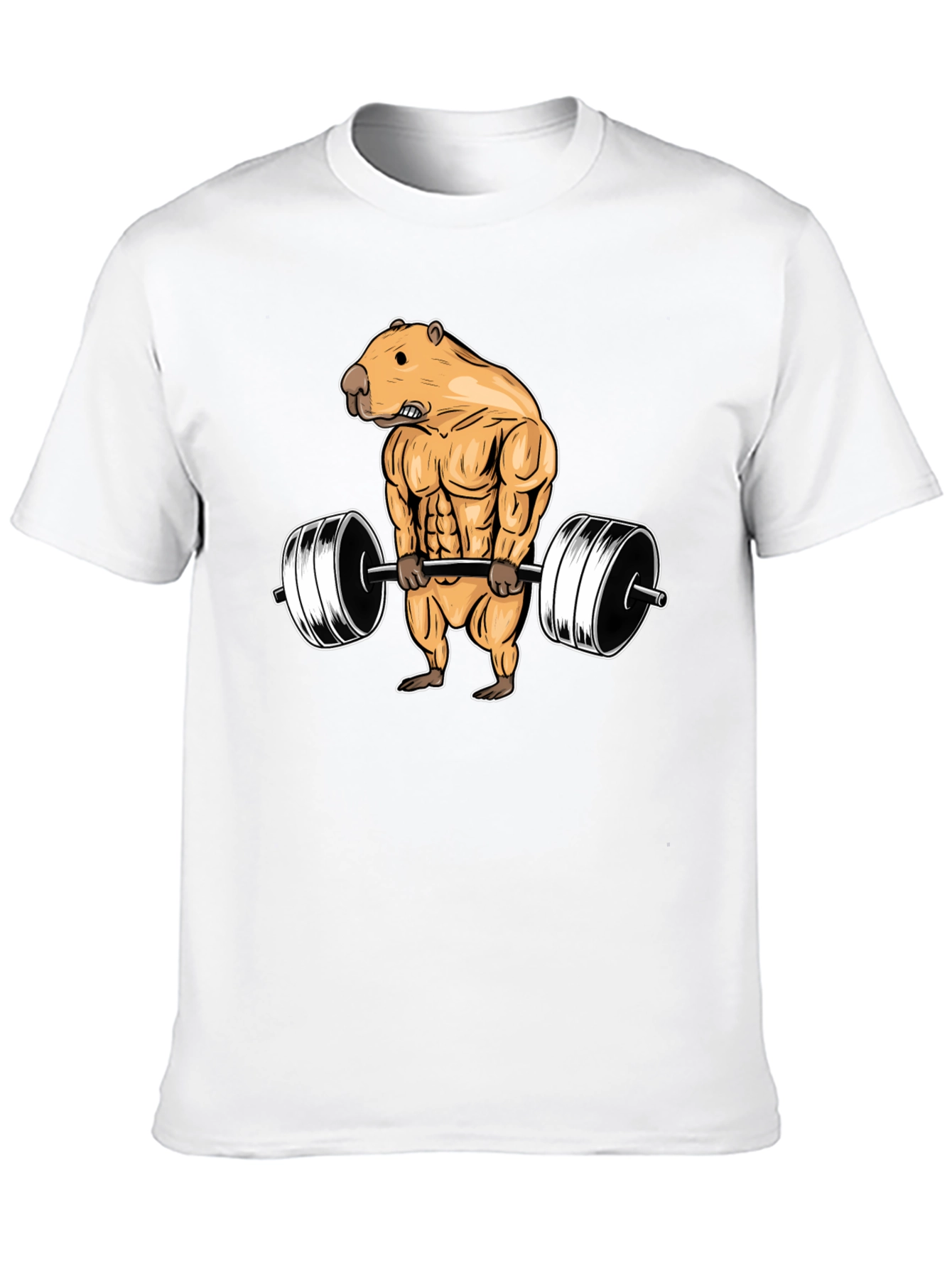Black Weightlifting Beaver T-Shirt view 10