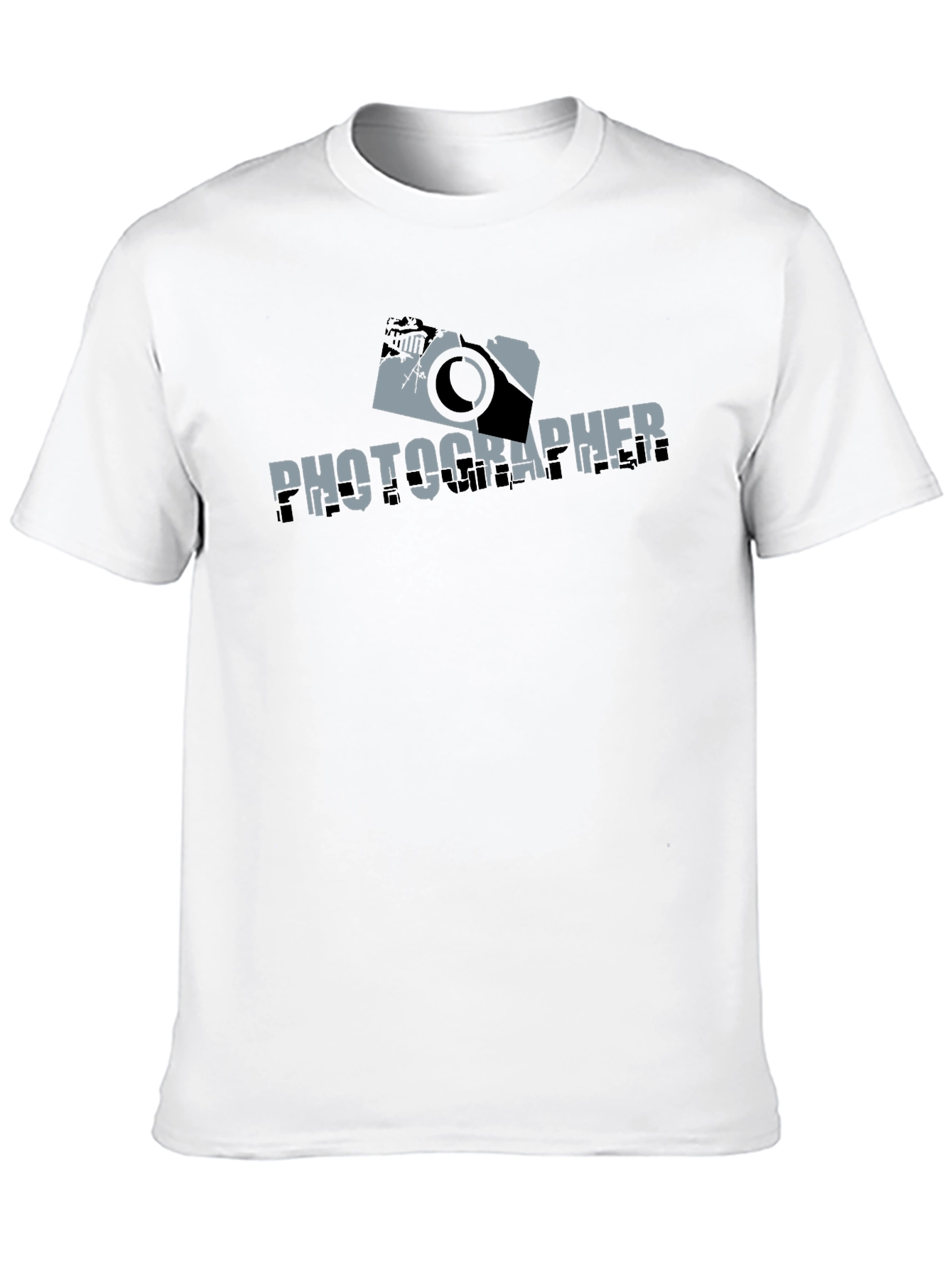 Black Photographer Graphic T-Shirt - Black view 10