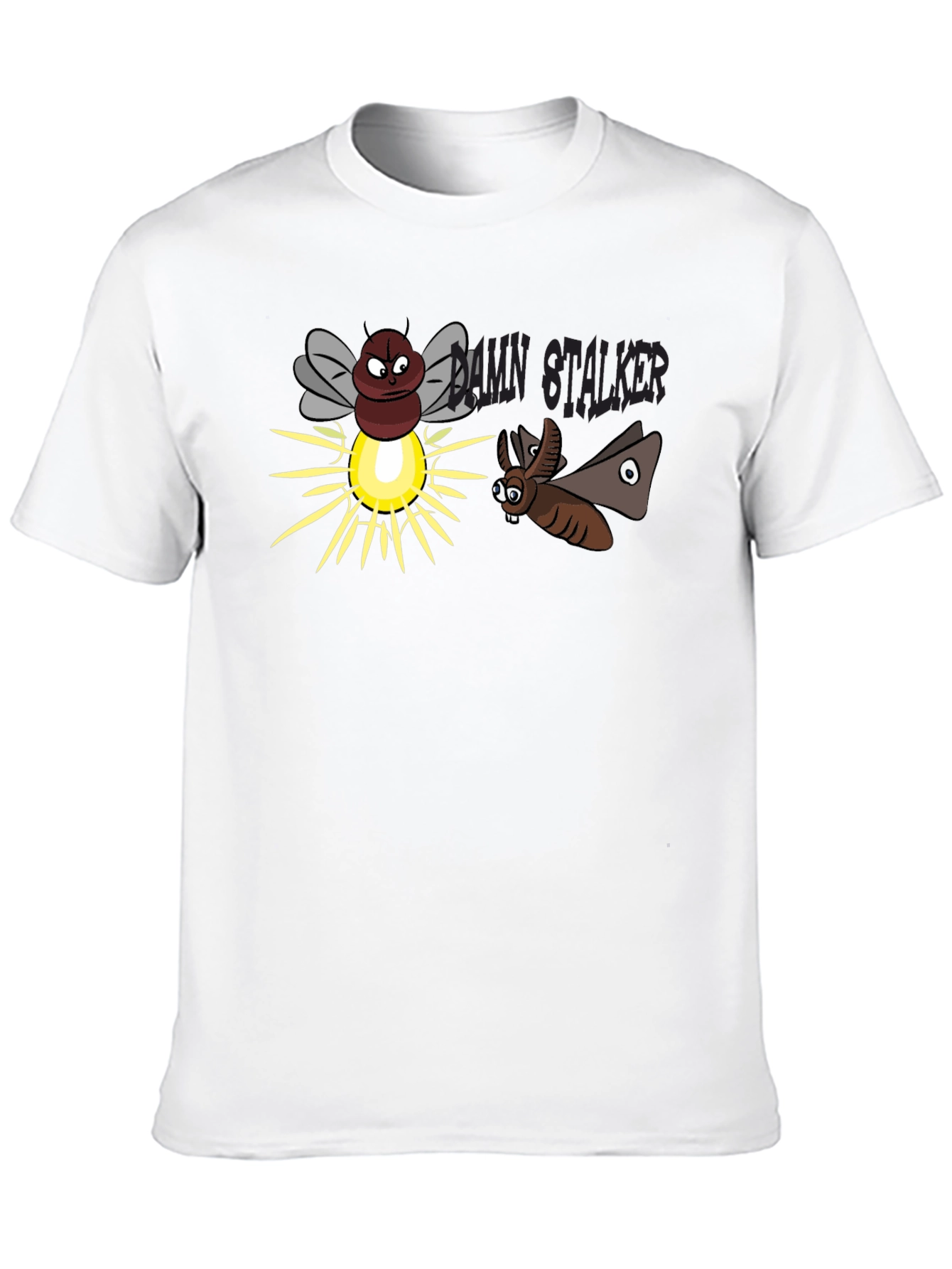 Funny Stalker Cartoon T-Shirt - 10