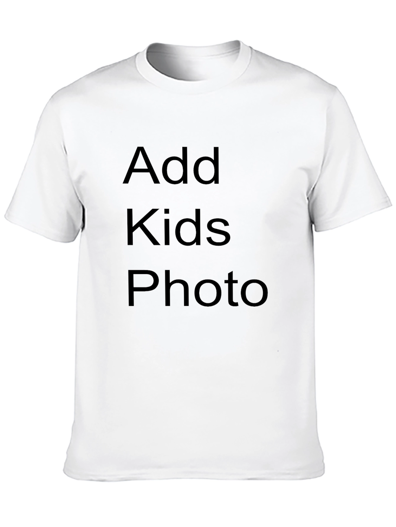 Black Personalized Black T-Shirt - Add Your Photo! view 10