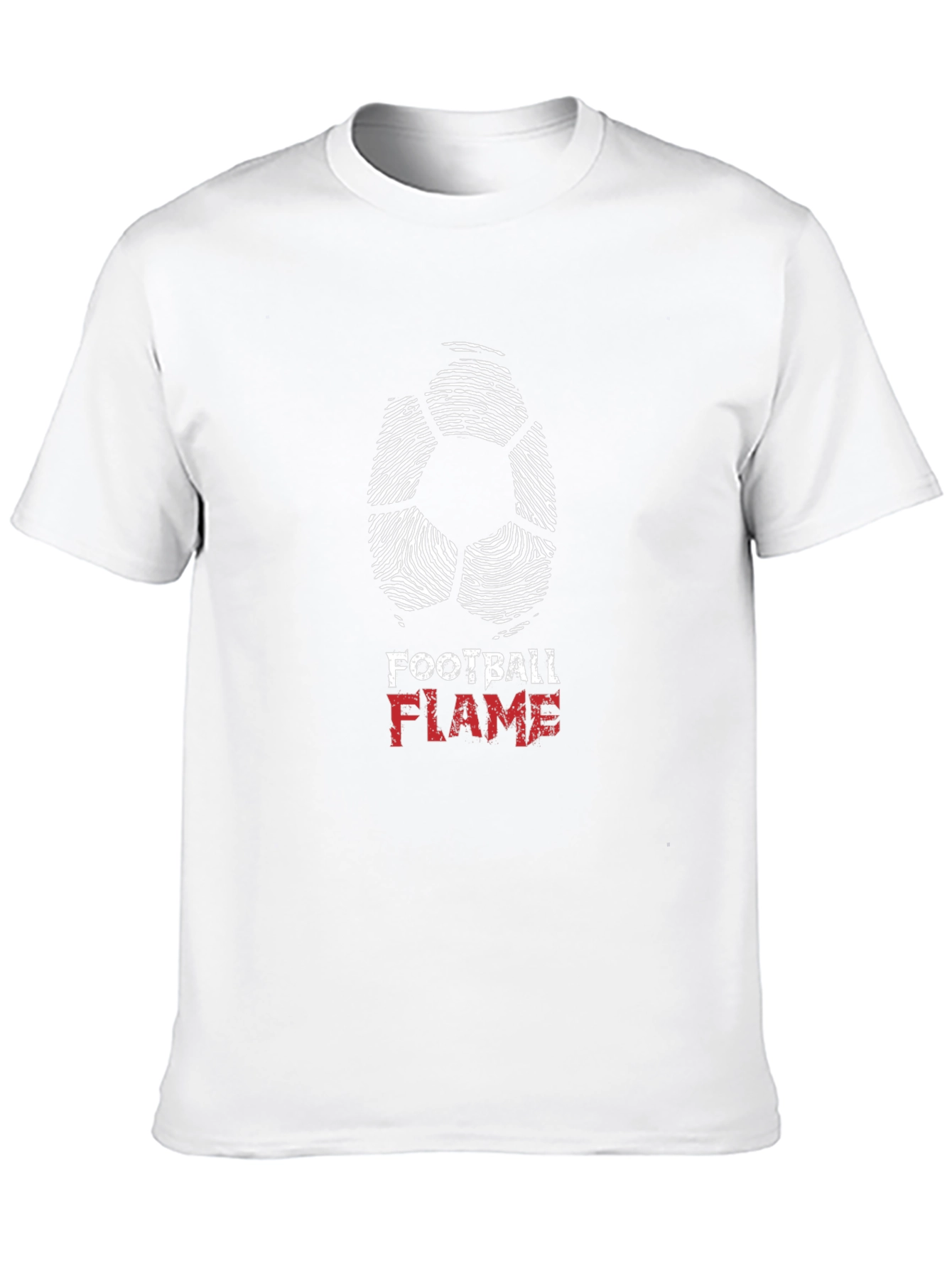 Football Flame Graphic T-Shirt - 10